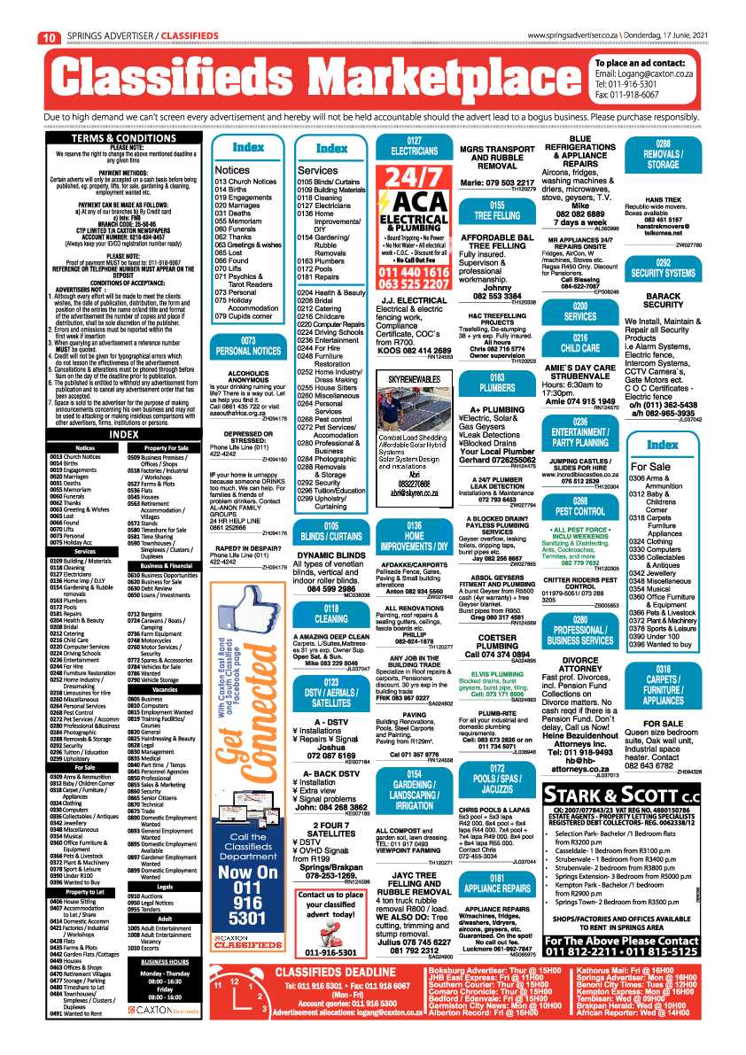 Springs Advertiser 17 June 2021 page 10