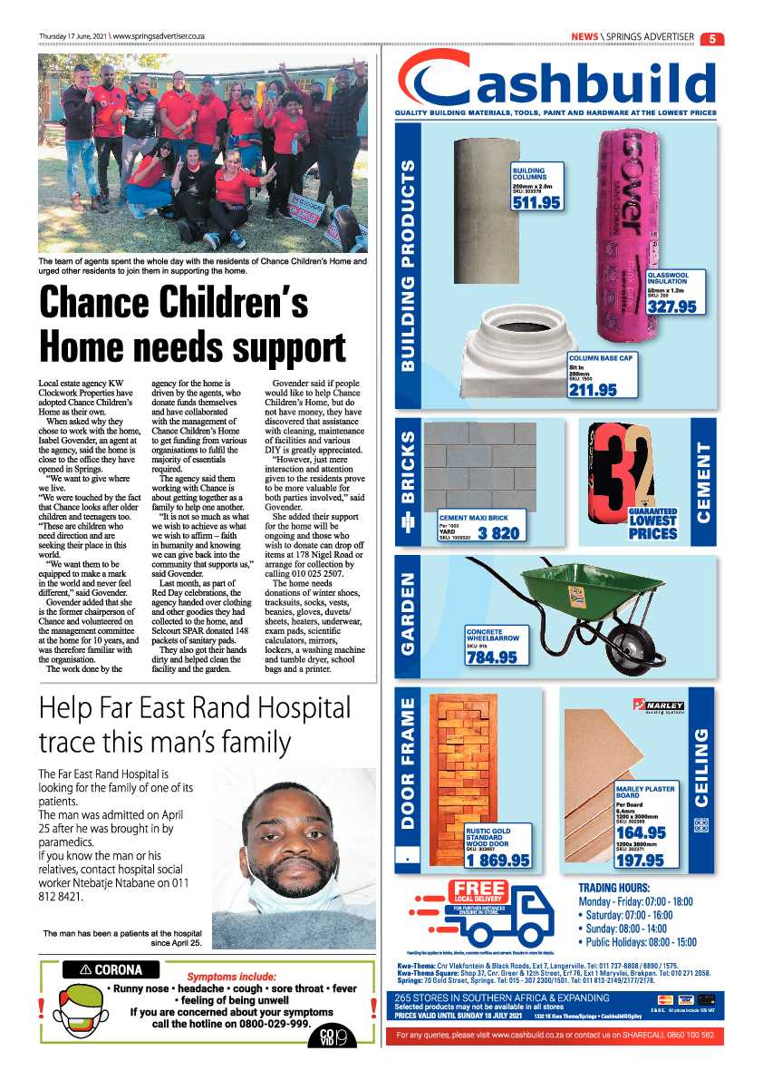 Springs Advertiser 17 June 2021 page 5