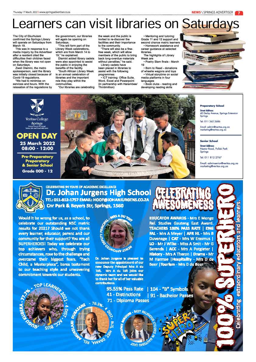 Springs Advertiser 17 March 2022 page 7