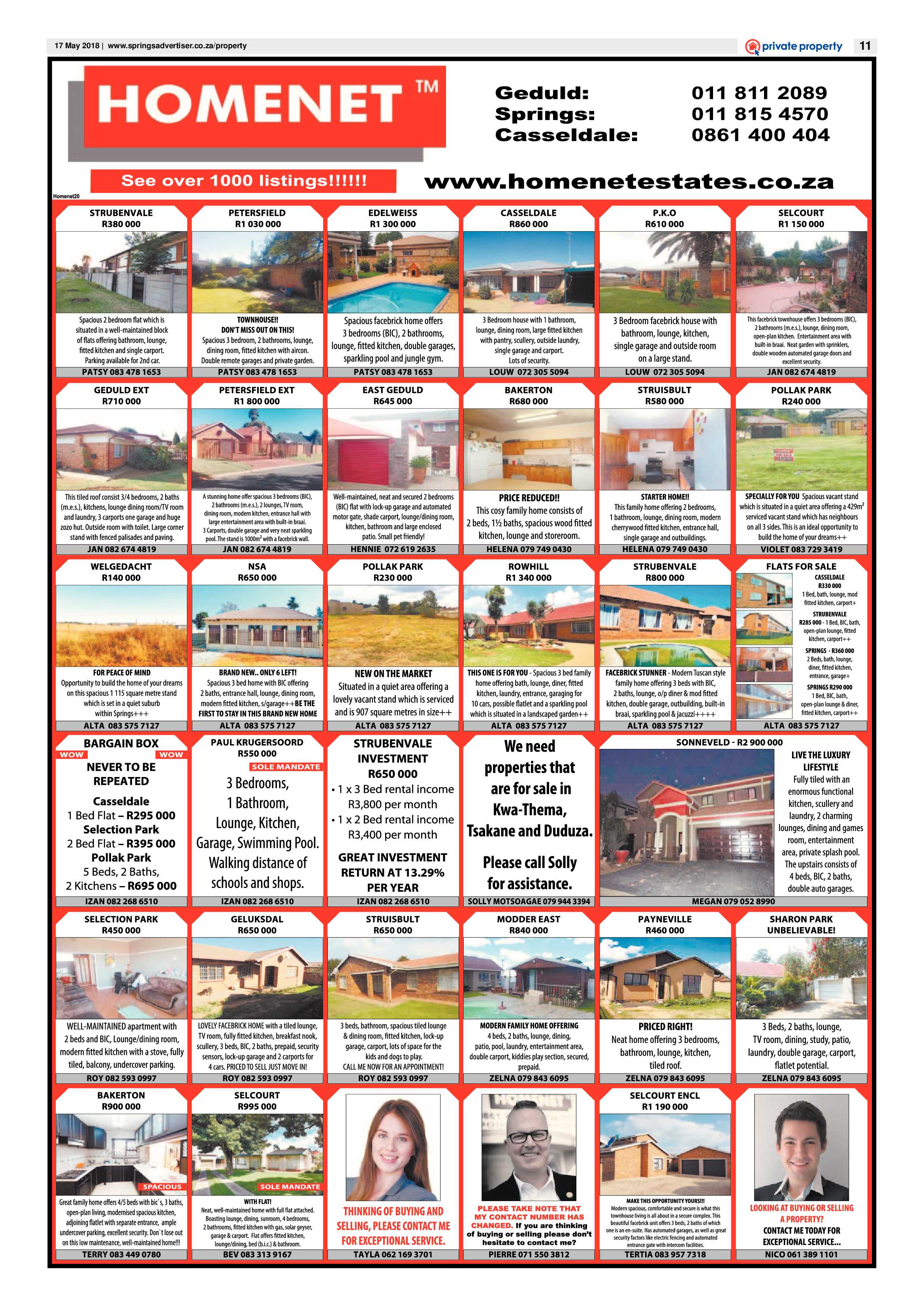Springs Advertiser 17 May 2018 page 11