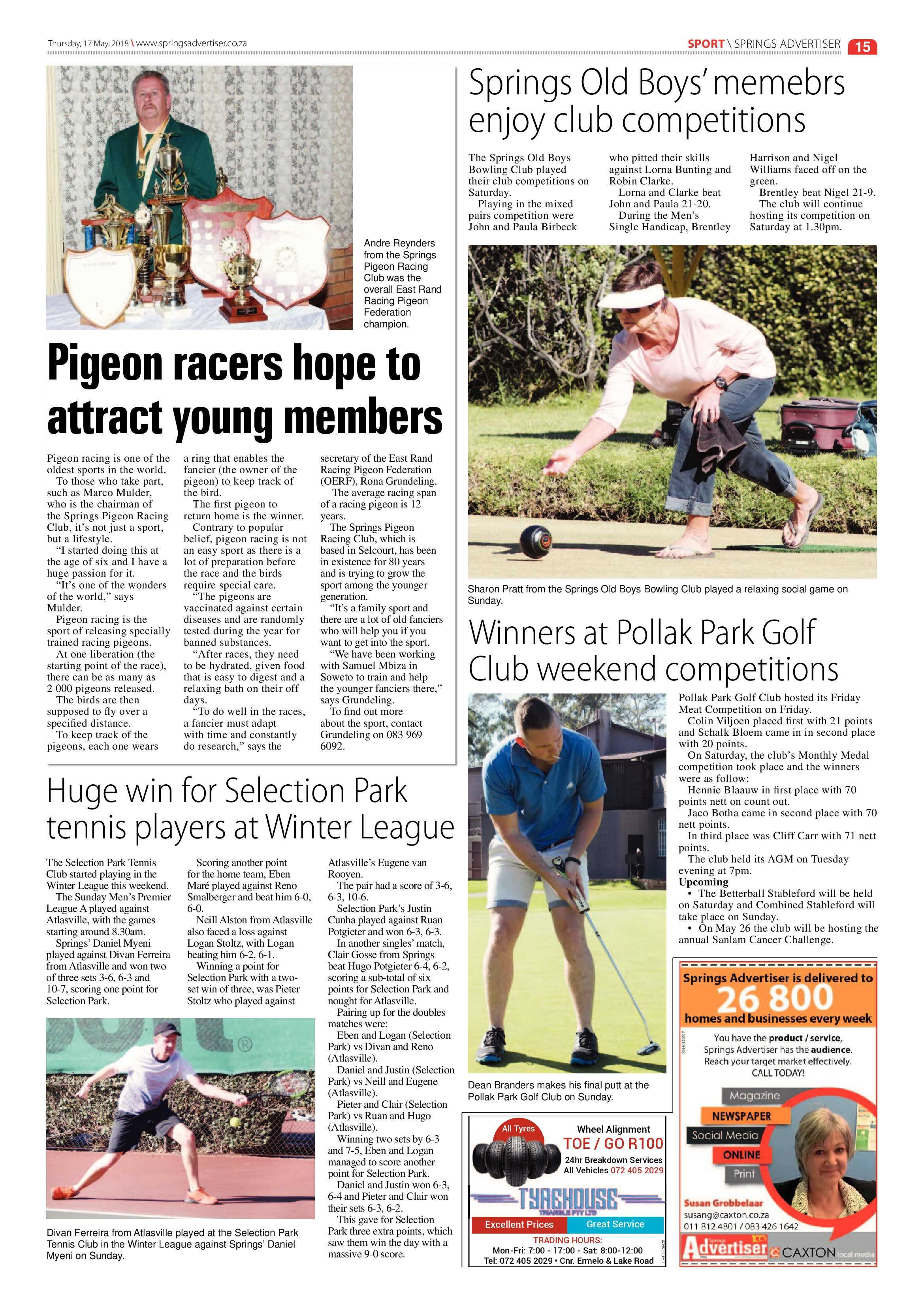 Springs Advertiser 17 May 2018 page 15