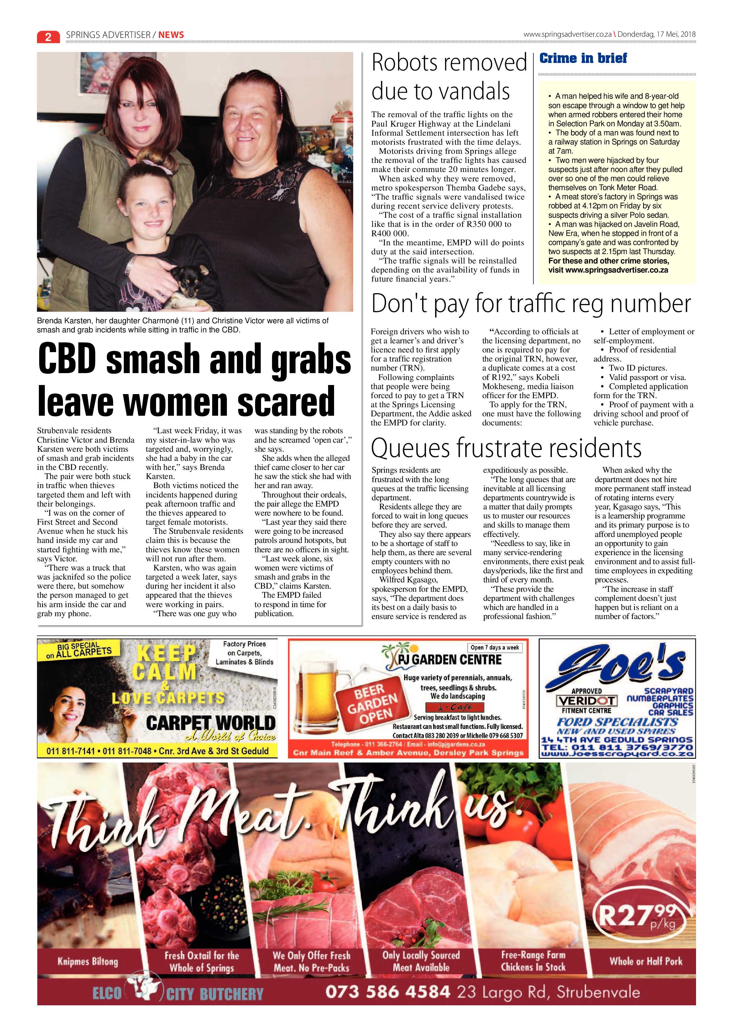 Springs Advertiser 17 May 2018 page 2