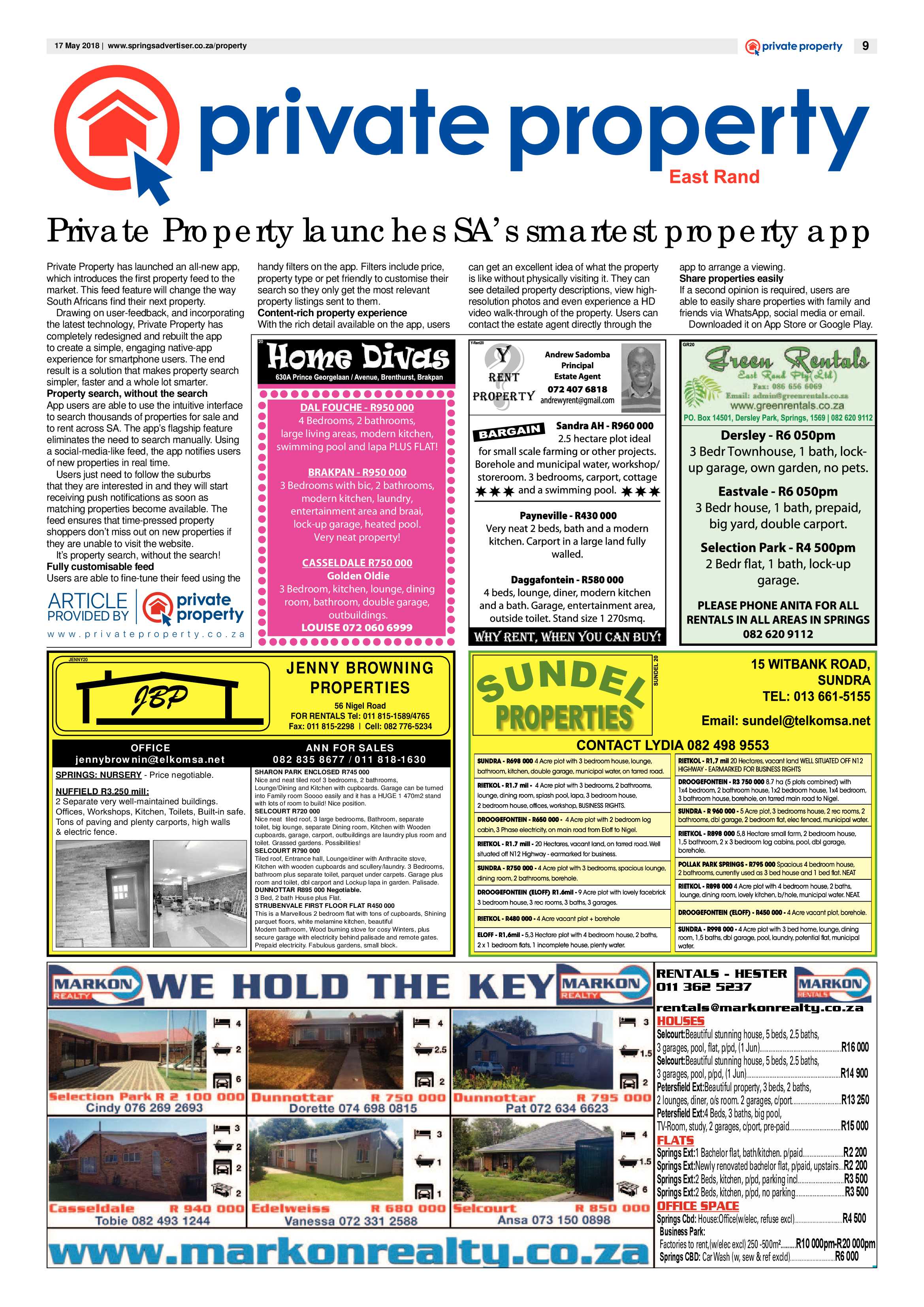 Springs Advertiser 17 May 2018 page 9
