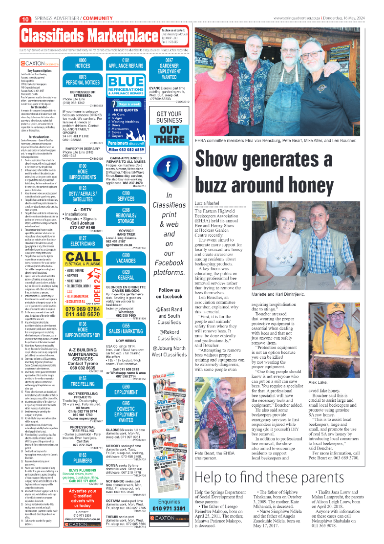 Springs Advertiser 17 May 2024 page 10