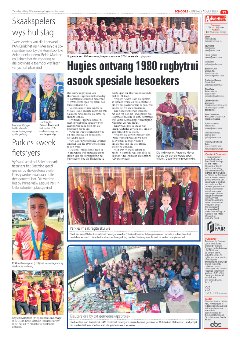 Springs Advertiser 17 May 2024 page 11