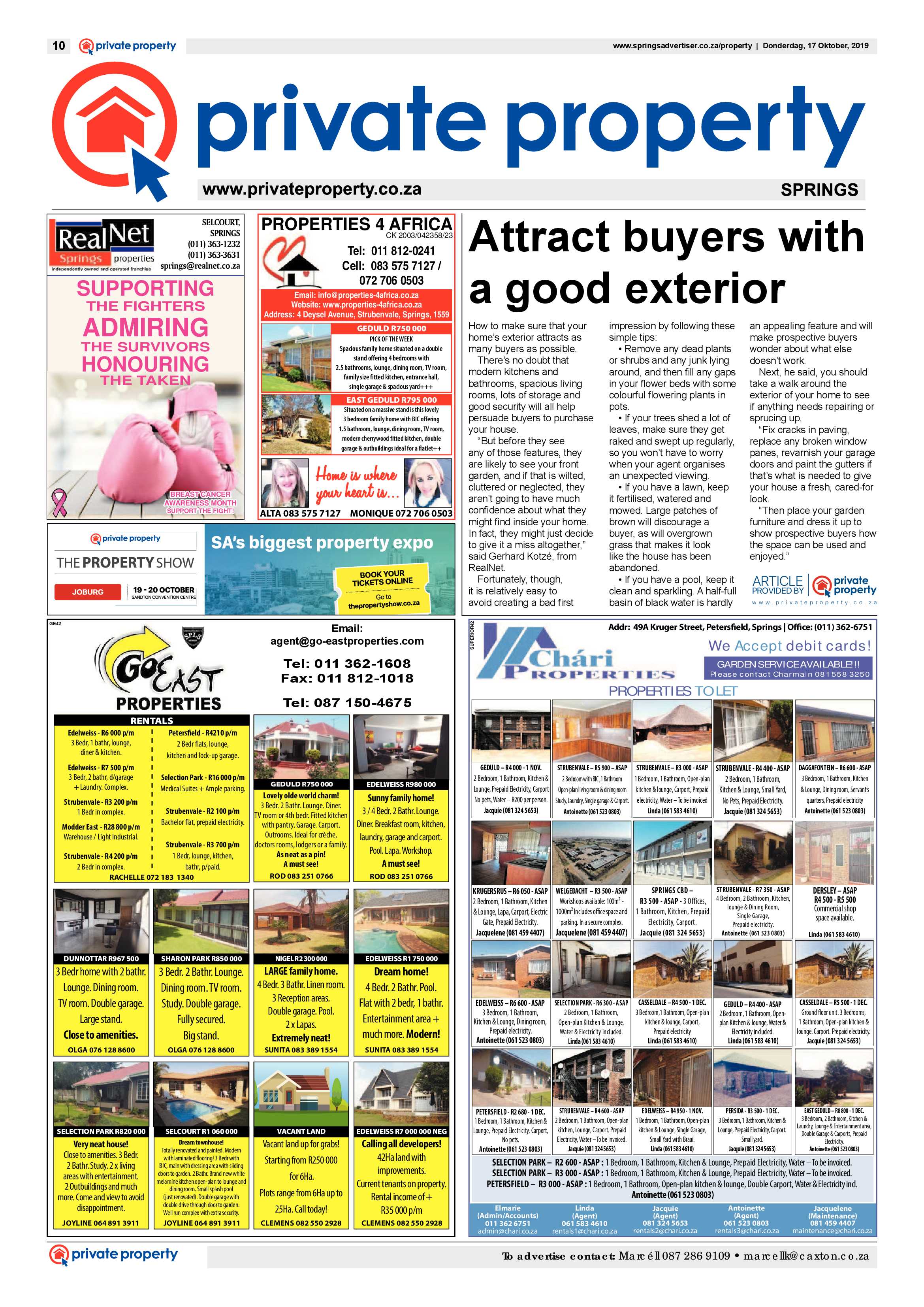 Springs Advertiser 17 October 2019 page 10