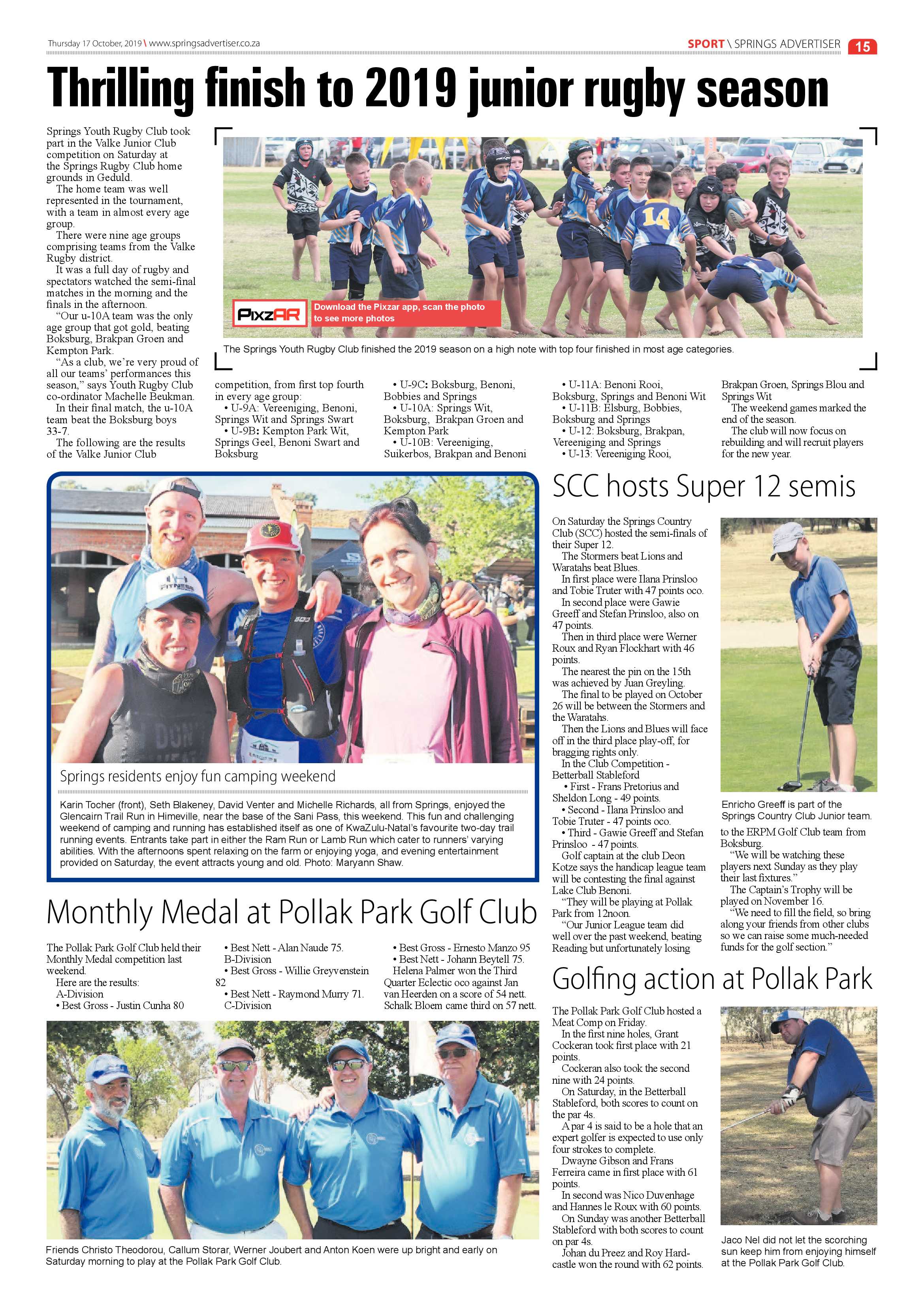 Springs Advertiser 17 October 2019 page 15