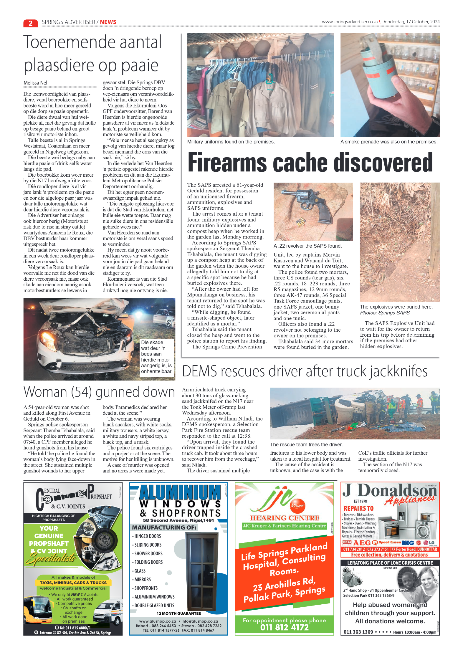 Springs Advertiser 17 October 2024 page 2