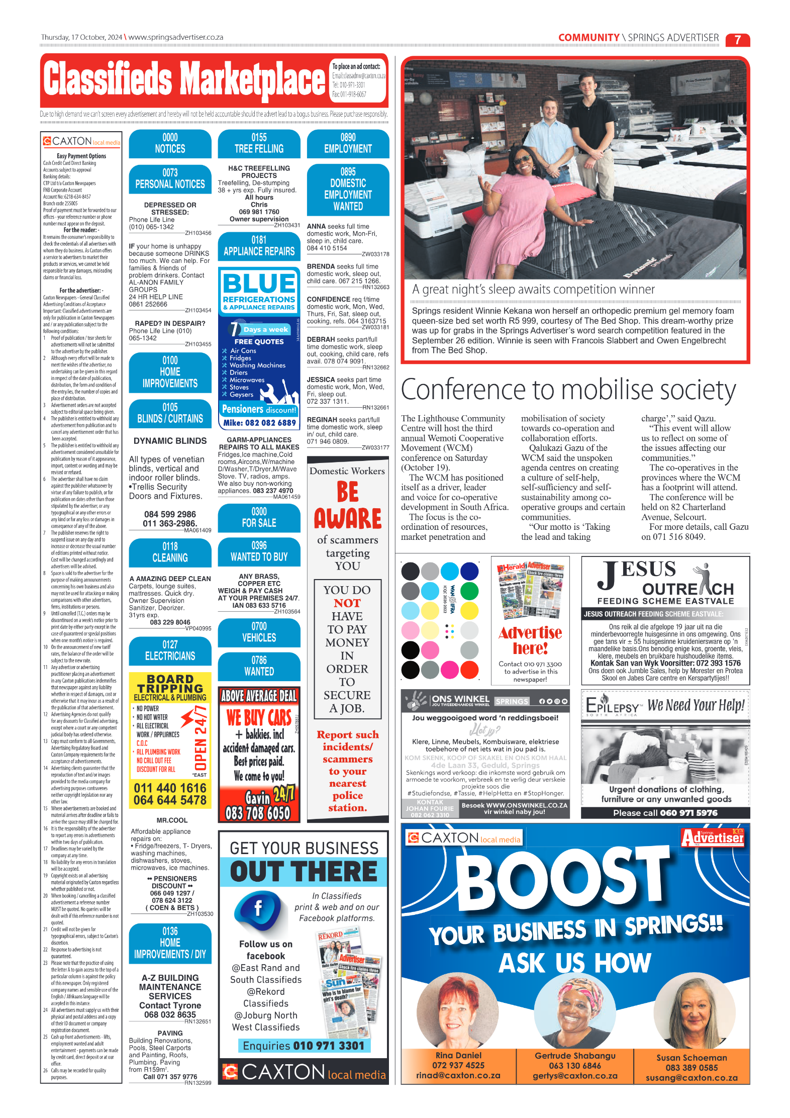 Springs Advertiser 17 October 2024 page 7