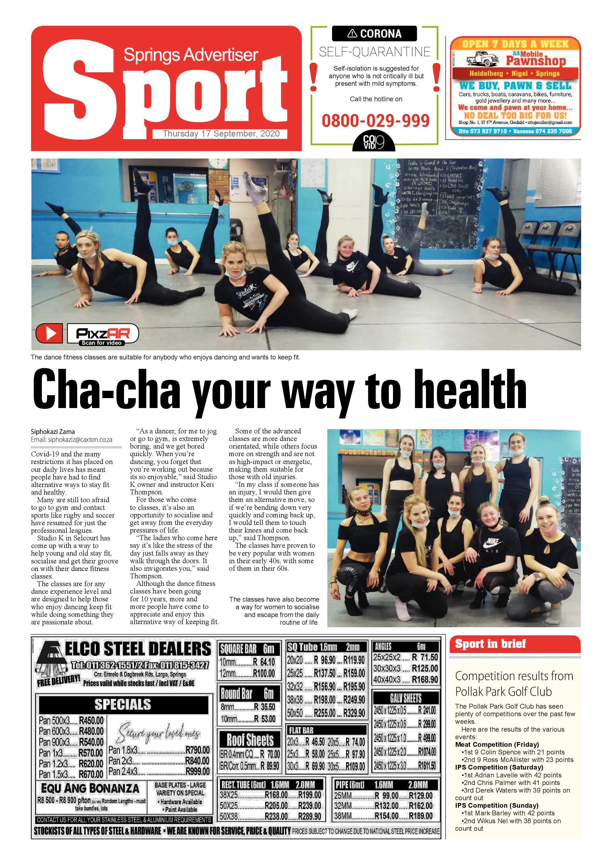 Springs Advertiser 17 September 2020 page 12
