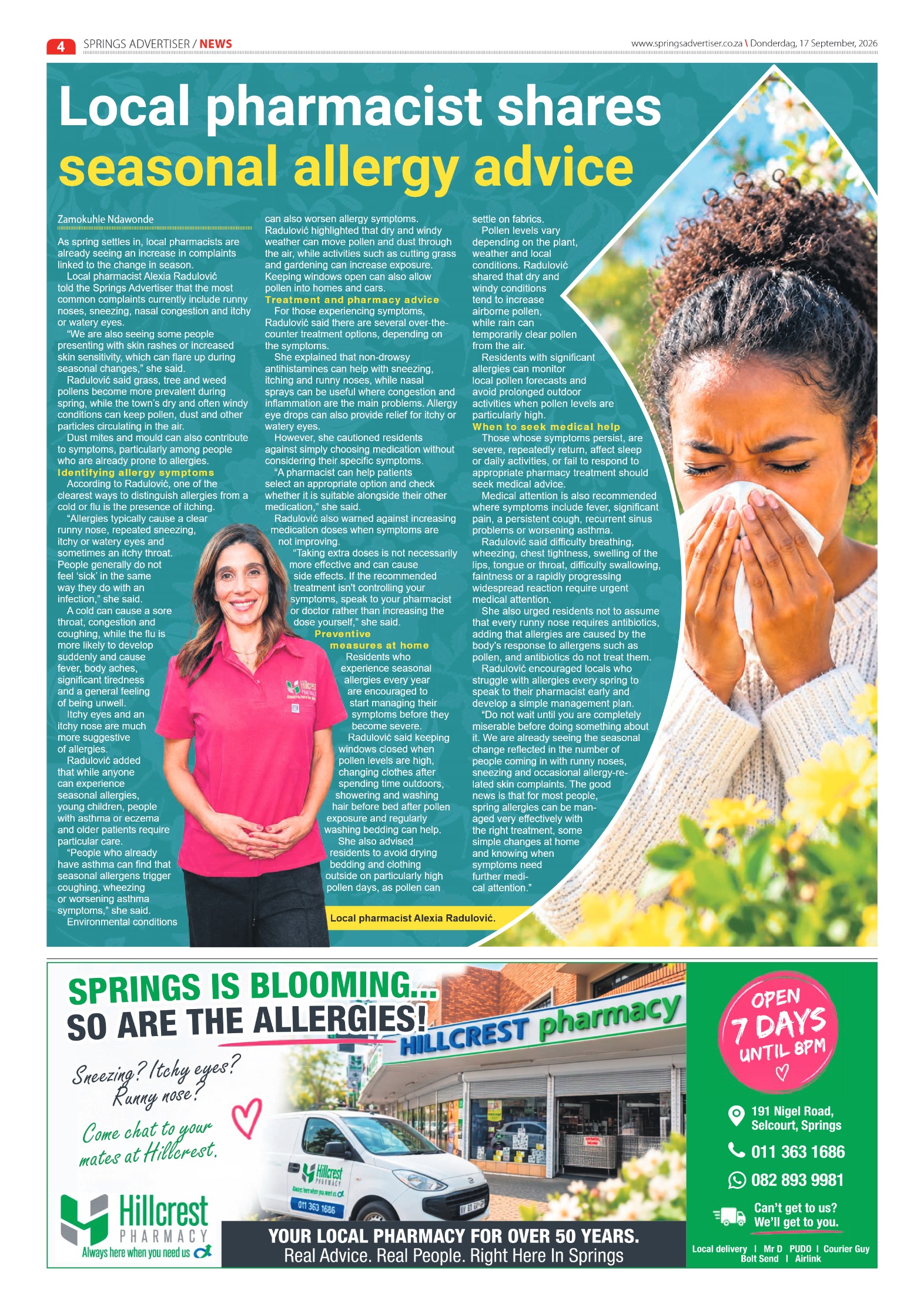 Springs Advertiser 17 September 2026 page 4