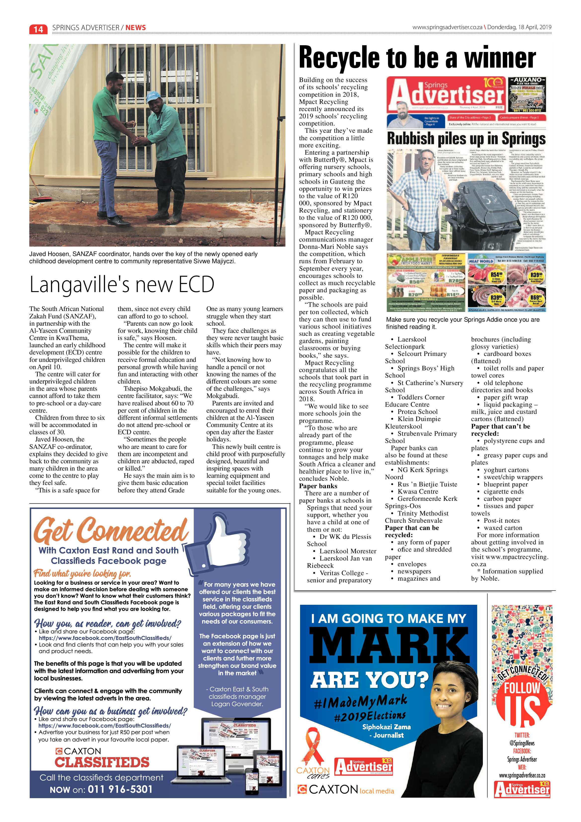 Springs Advertiser 18 April 2019 page 14