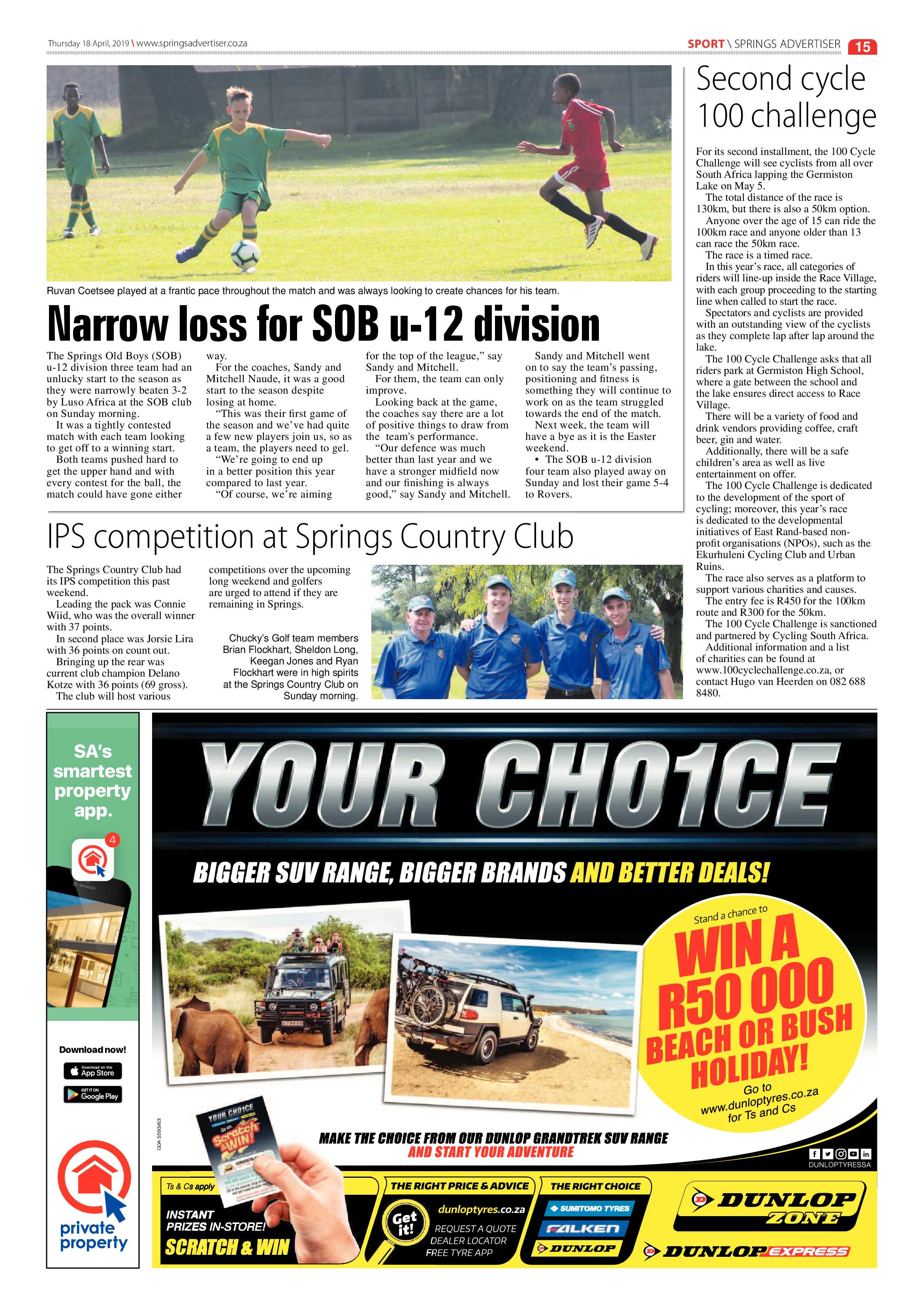 Springs Advertiser 18 April 2019 page 15