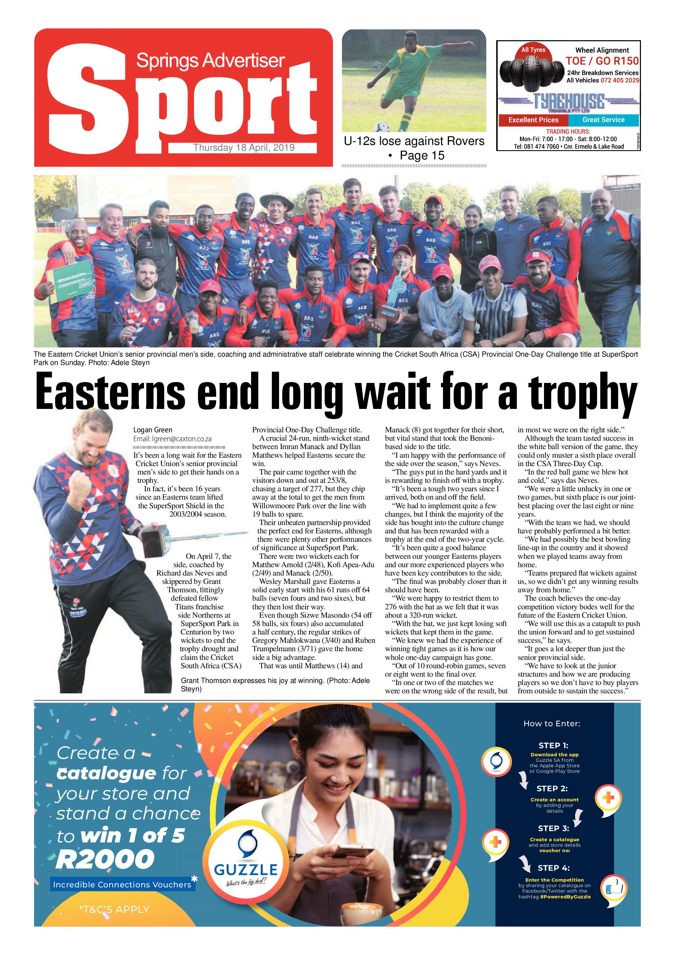 Springs Advertiser 18 April 2019 page 16