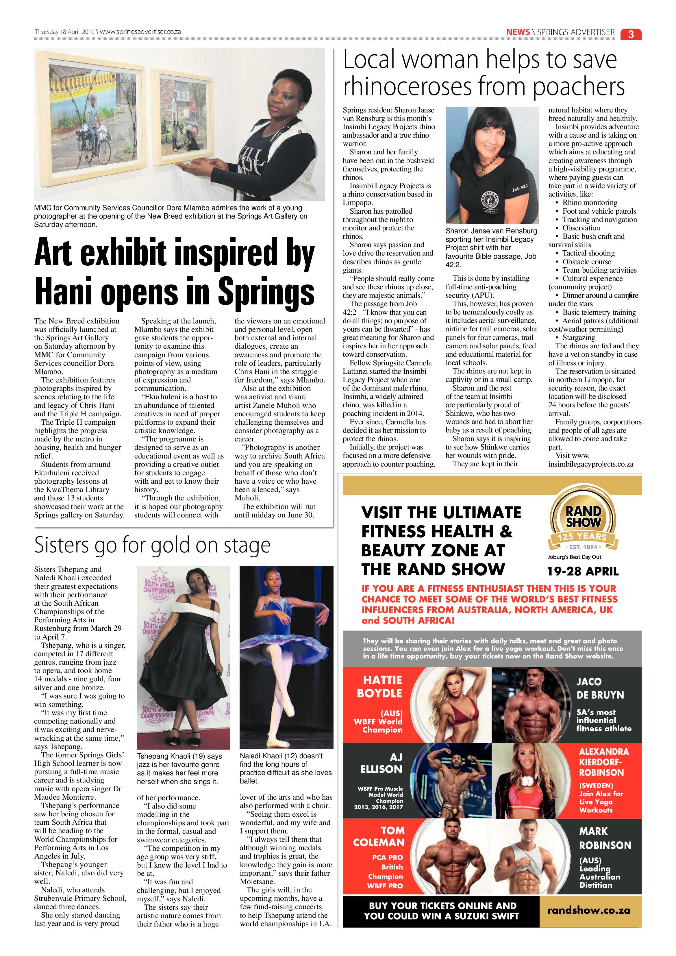 Springs Advertiser 18 April 2019 page 3
