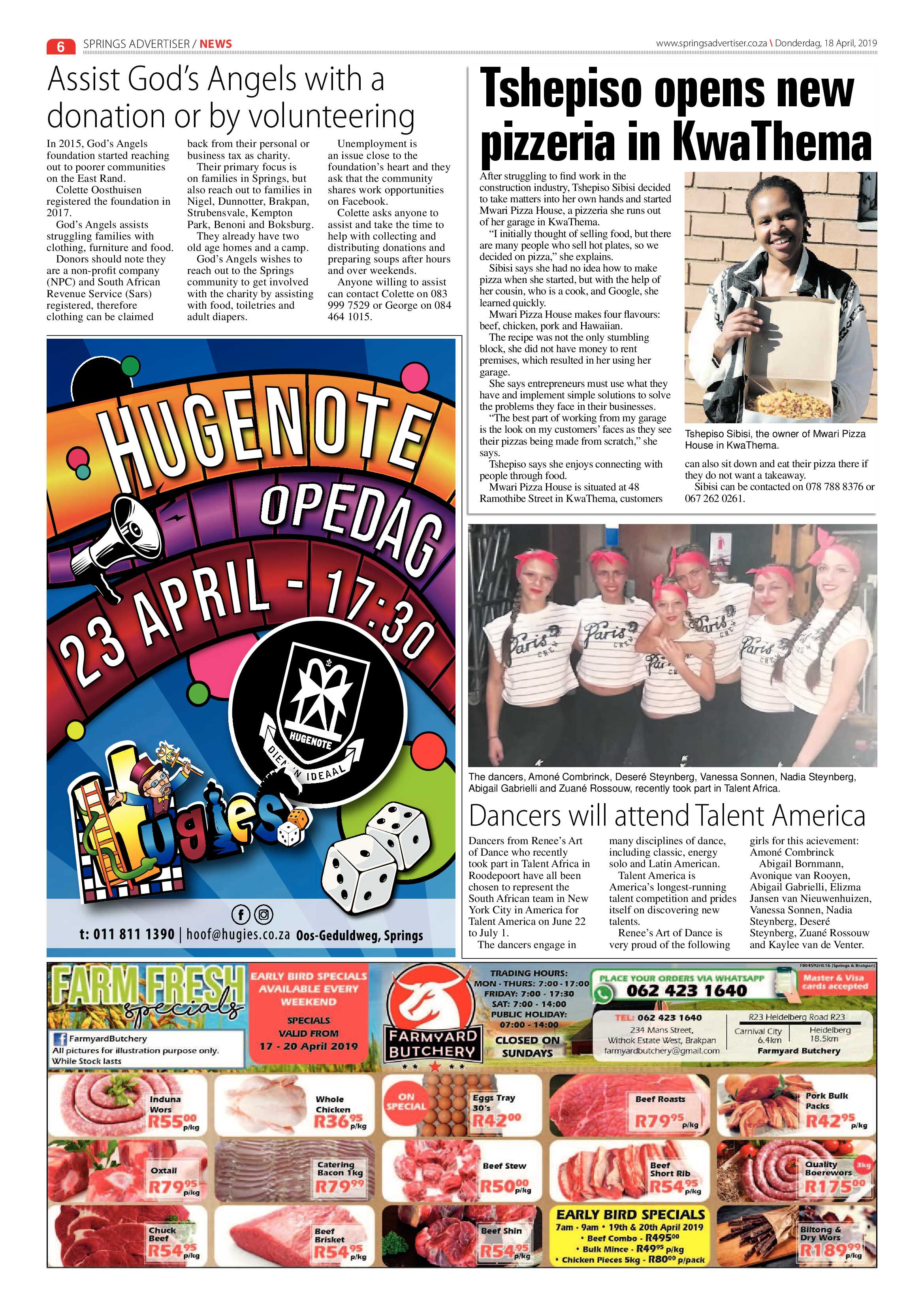 Springs Advertiser 18 April 2019 page 6