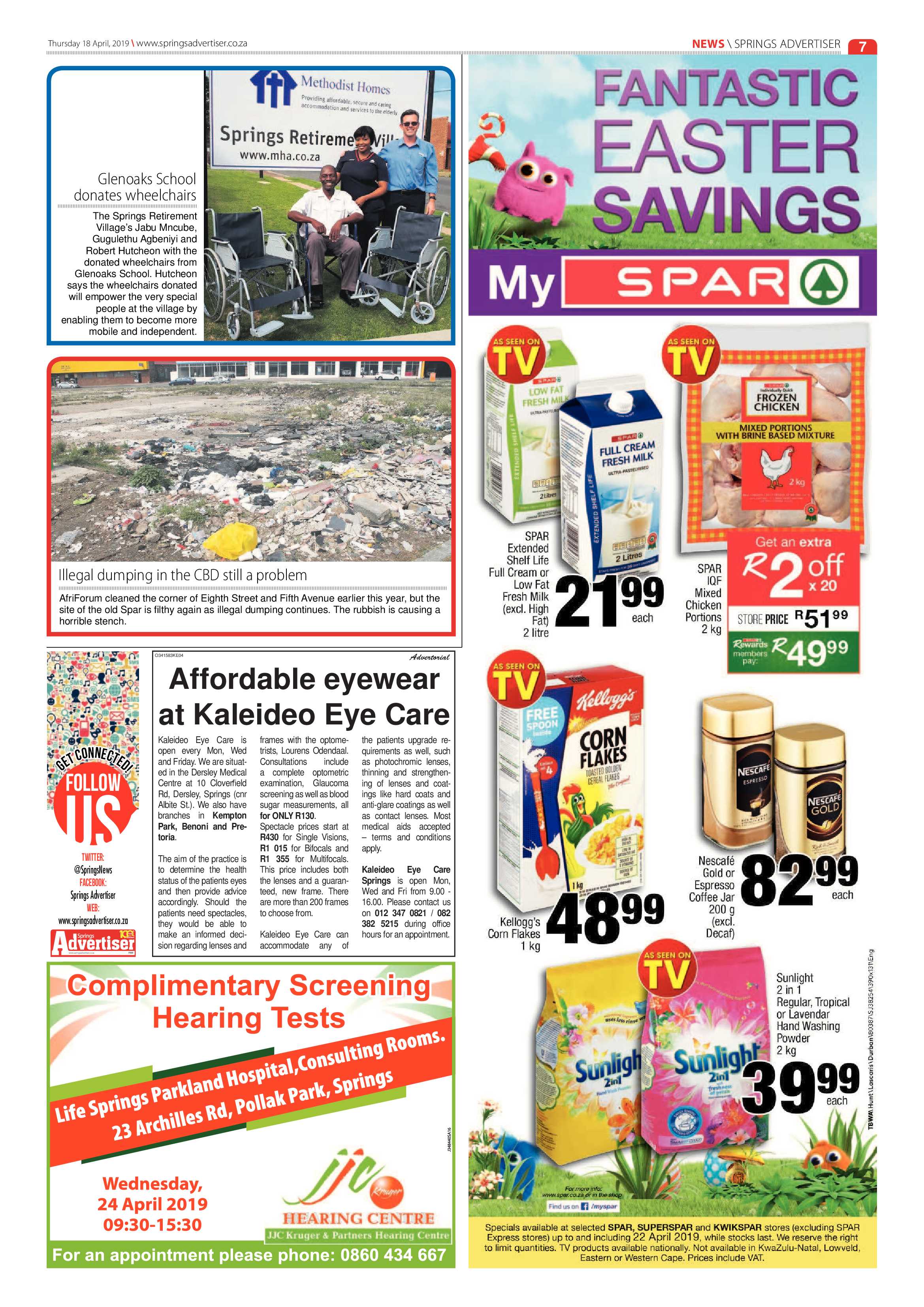 Springs Advertiser 18 April 2019 page 7