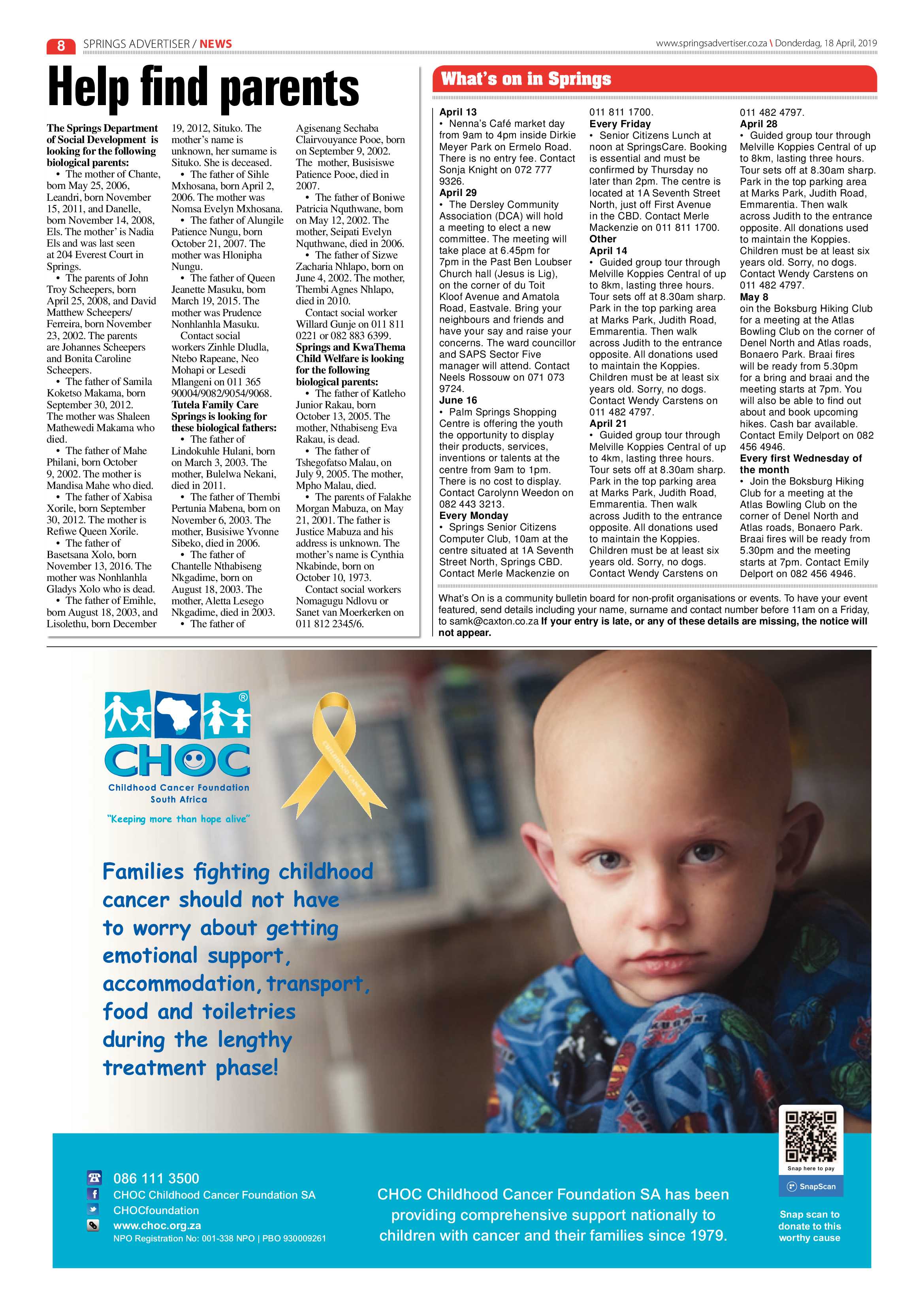 Springs Advertiser 18 April 2019 page 8