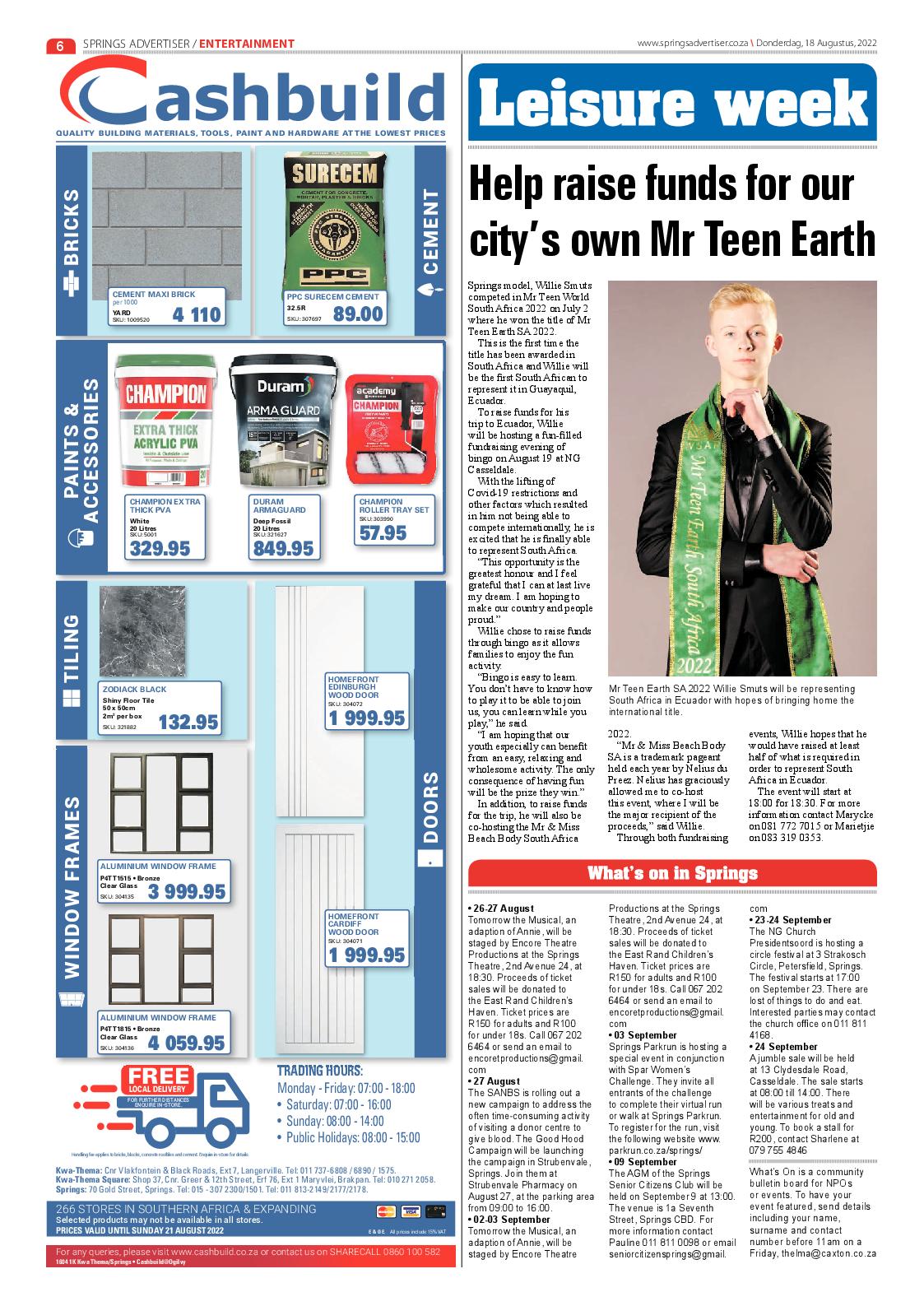 Springs Advertiser 18 August 2022 page 6