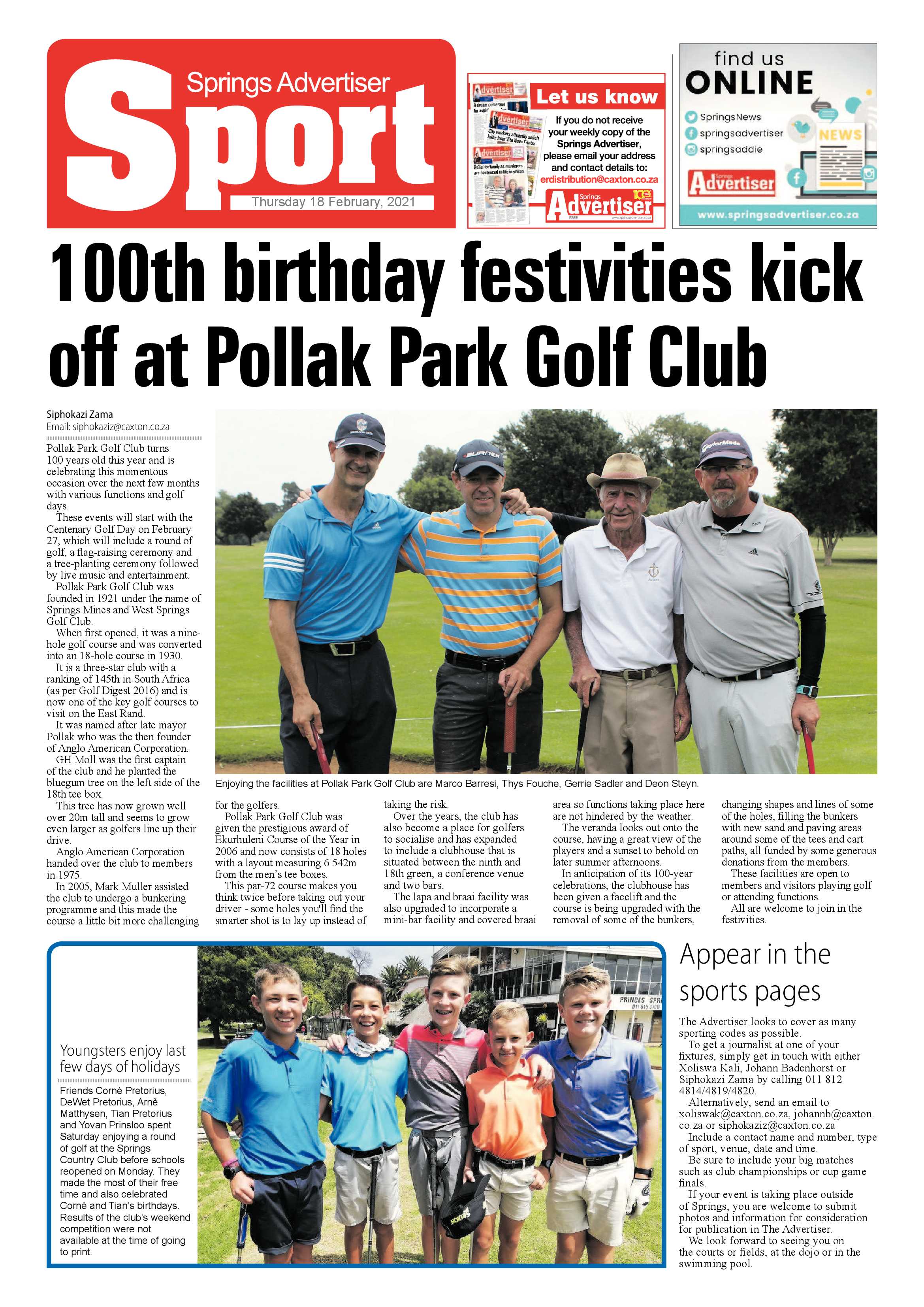 Springs Advertiser 18 February 2021 page 12