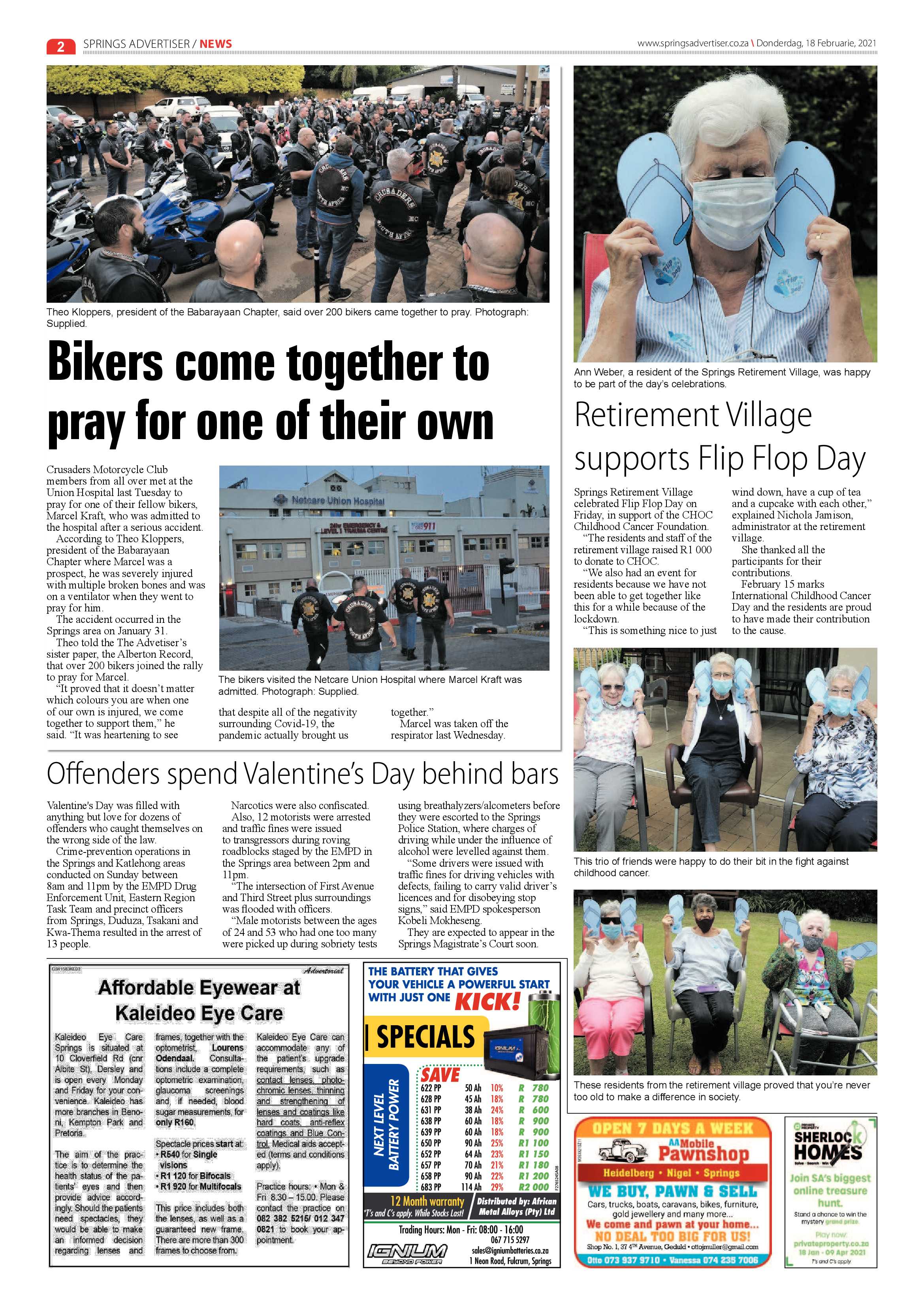 Springs Advertiser 18 February 2021 page 2