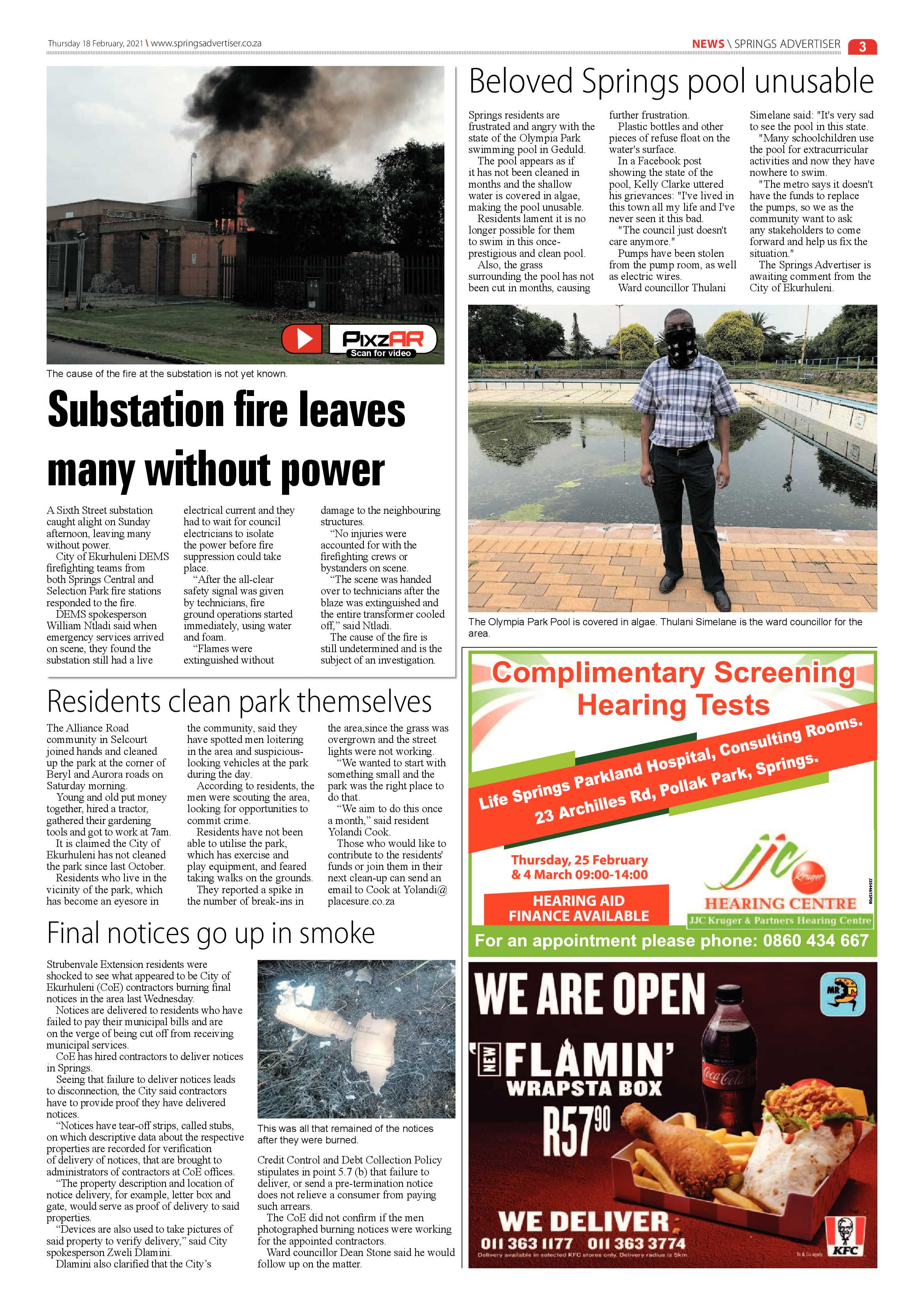 Springs Advertiser 18 February 2021 page 3