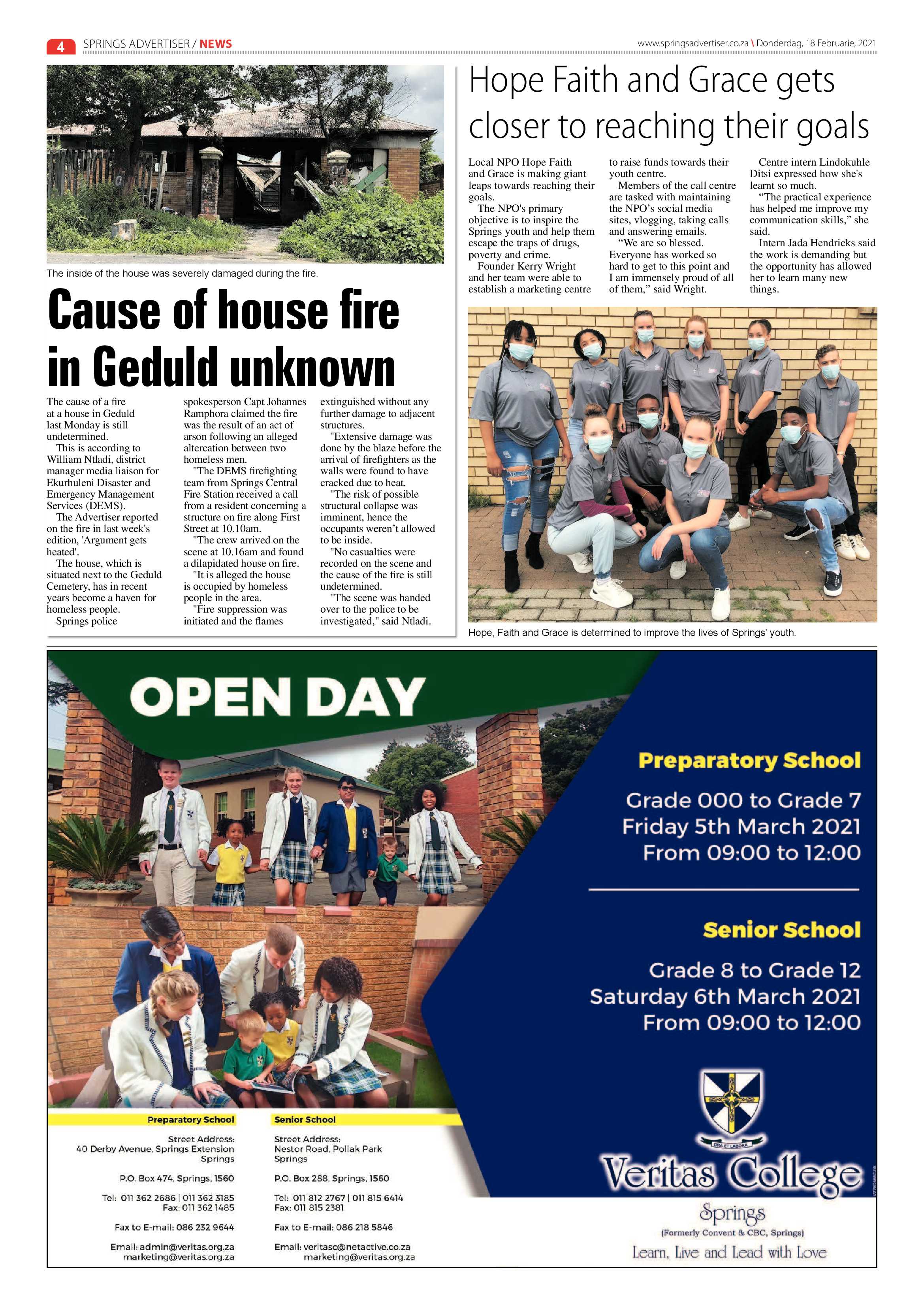 Springs Advertiser 18 February 2021 page 4