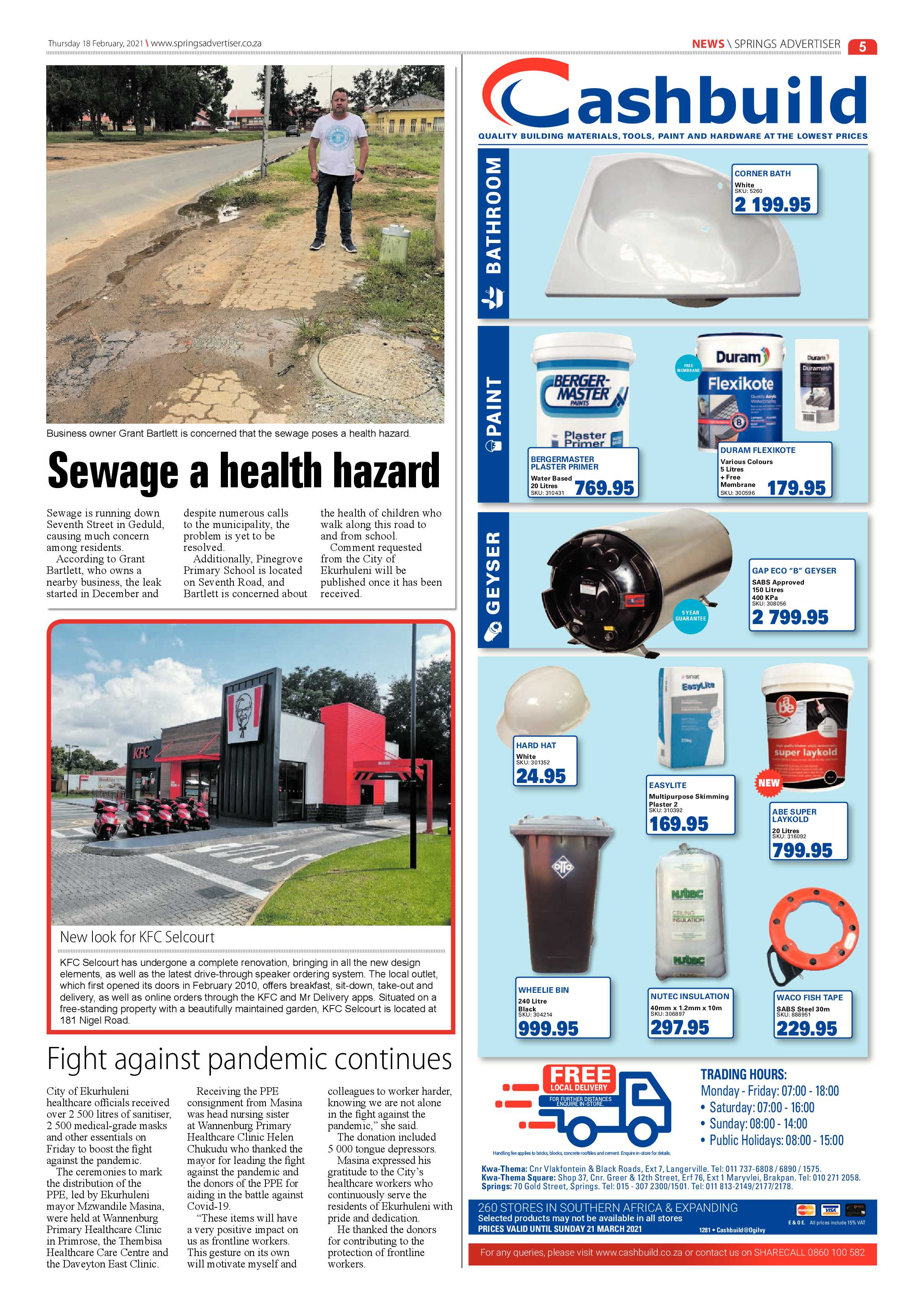 Springs Advertiser 18 February 2021 page 5