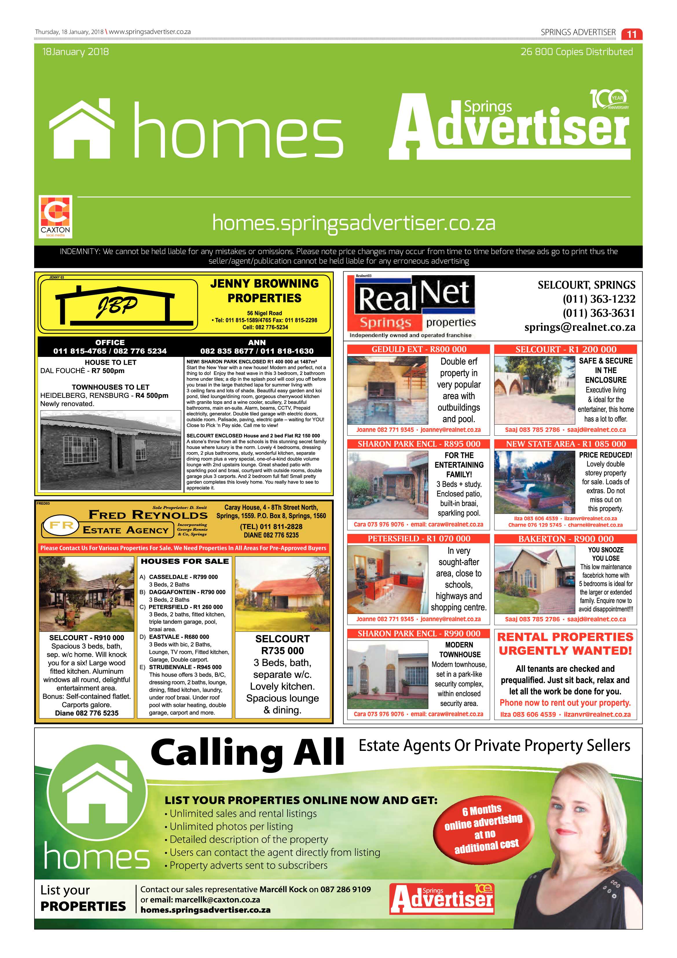 Springs Advertiser 18 January 2018 page 11