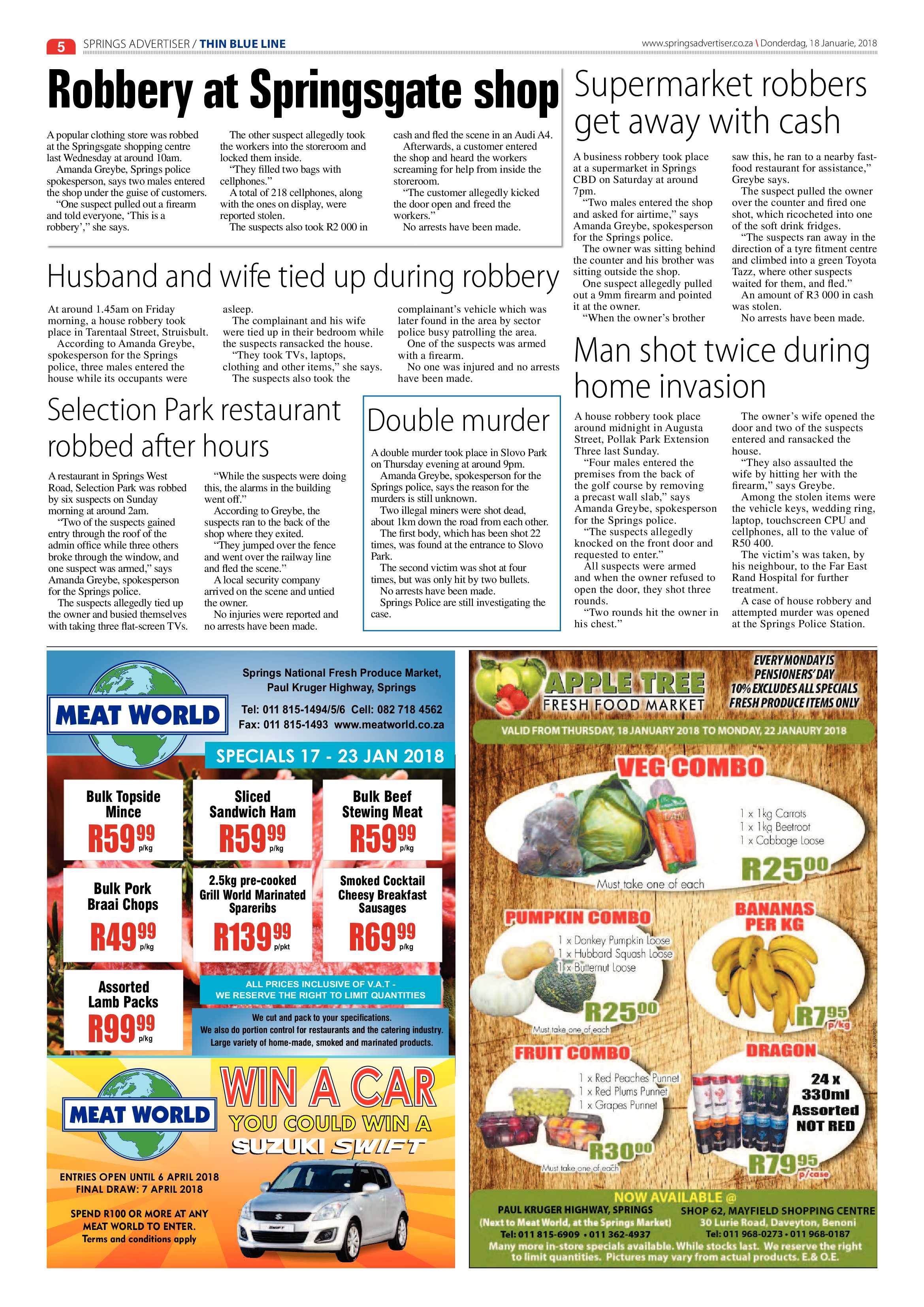 Springs Advertiser 18 January 2018 page 5
