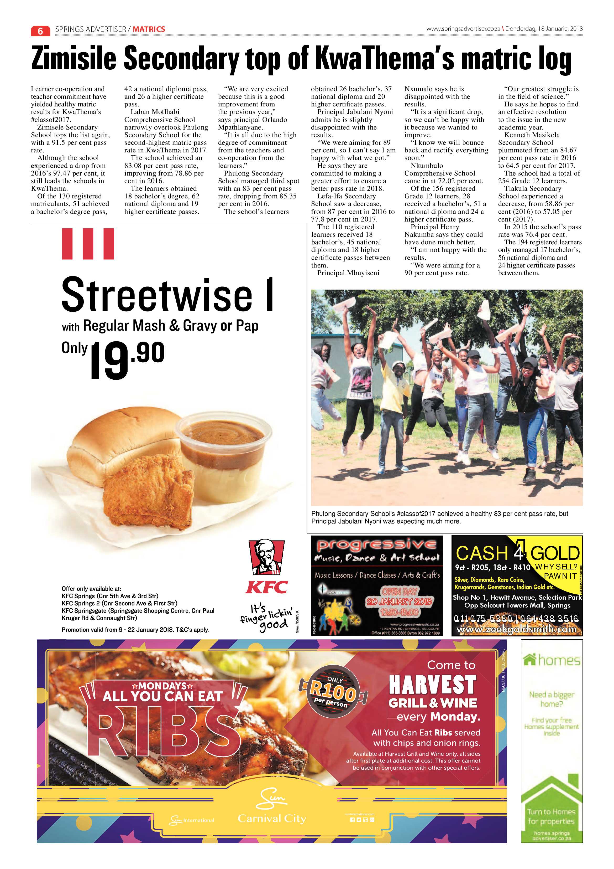 Springs Advertiser 18 January 2018 page 6