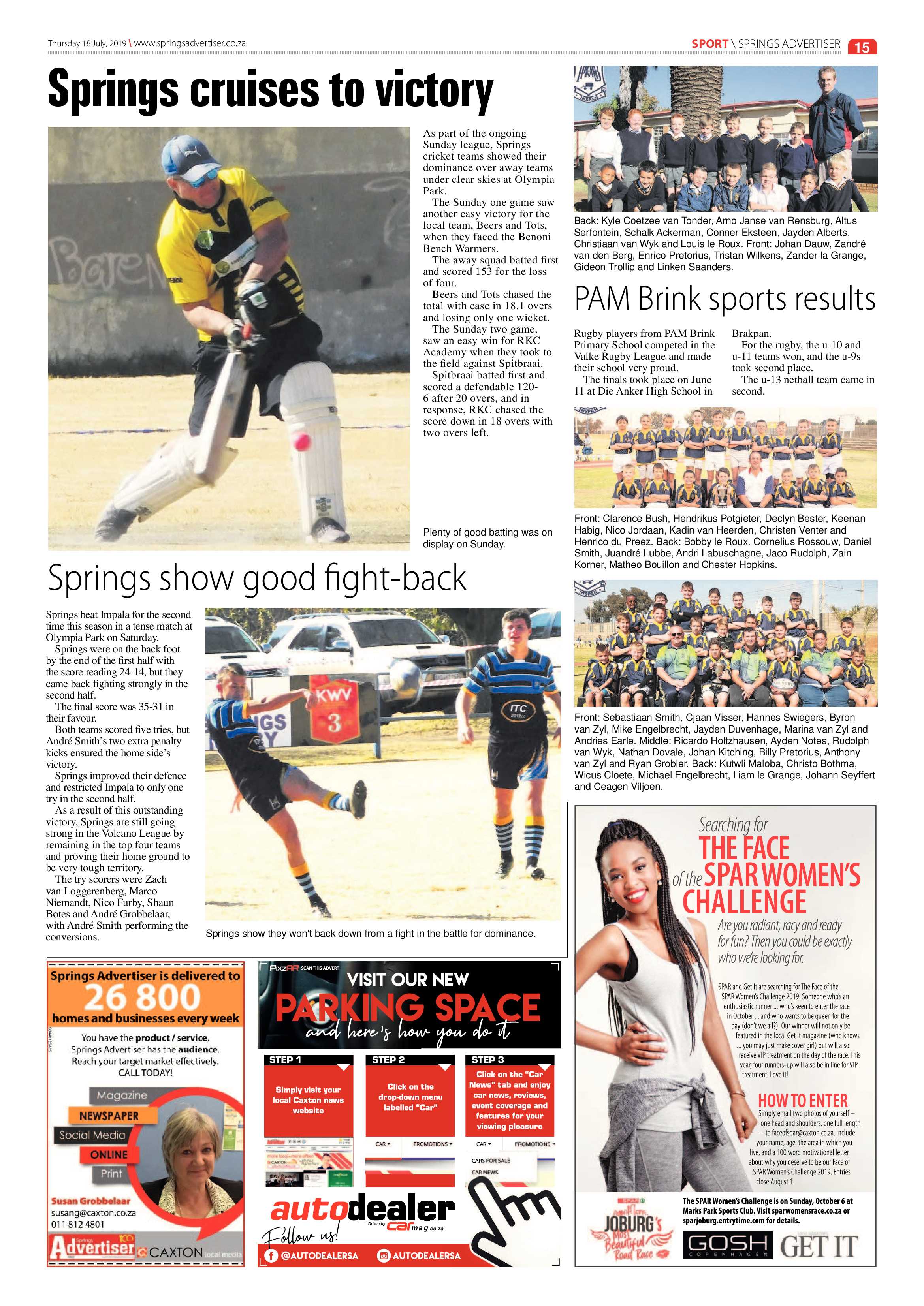 Springs Advertiser 18 July 2019 page 15