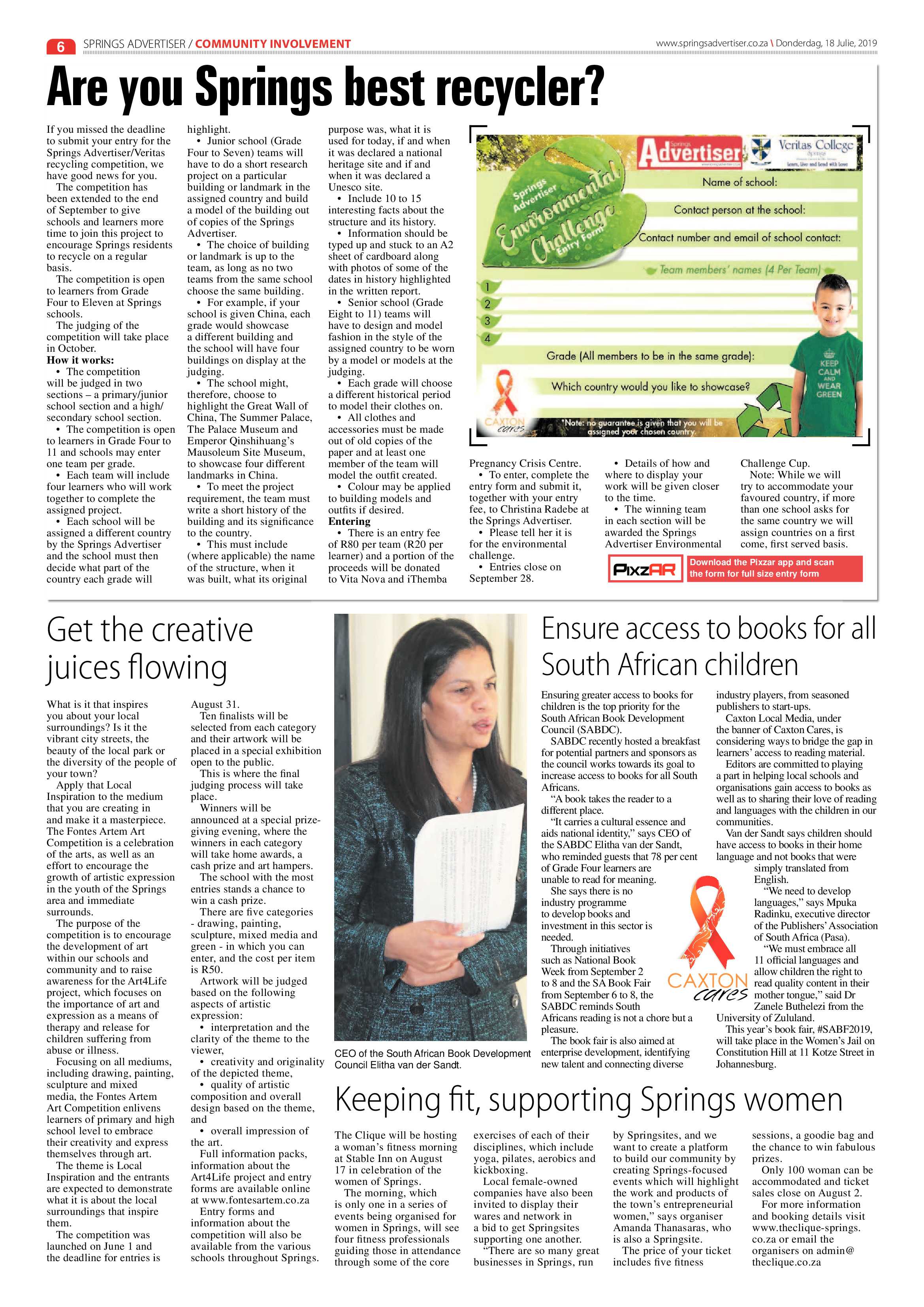 Springs Advertiser 18 July 2019 page 6