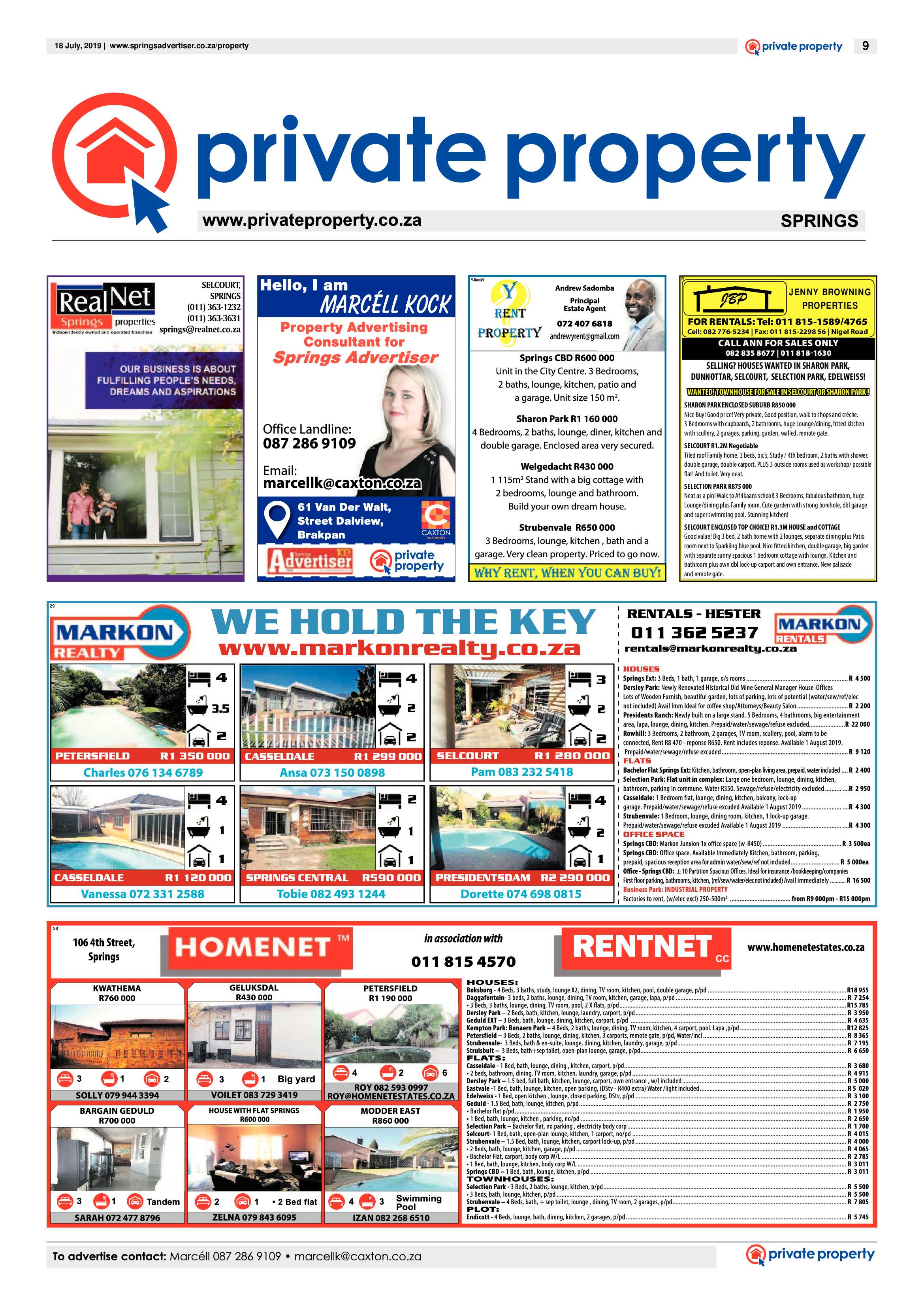 Springs Advertiser 18 July 2019 page 9