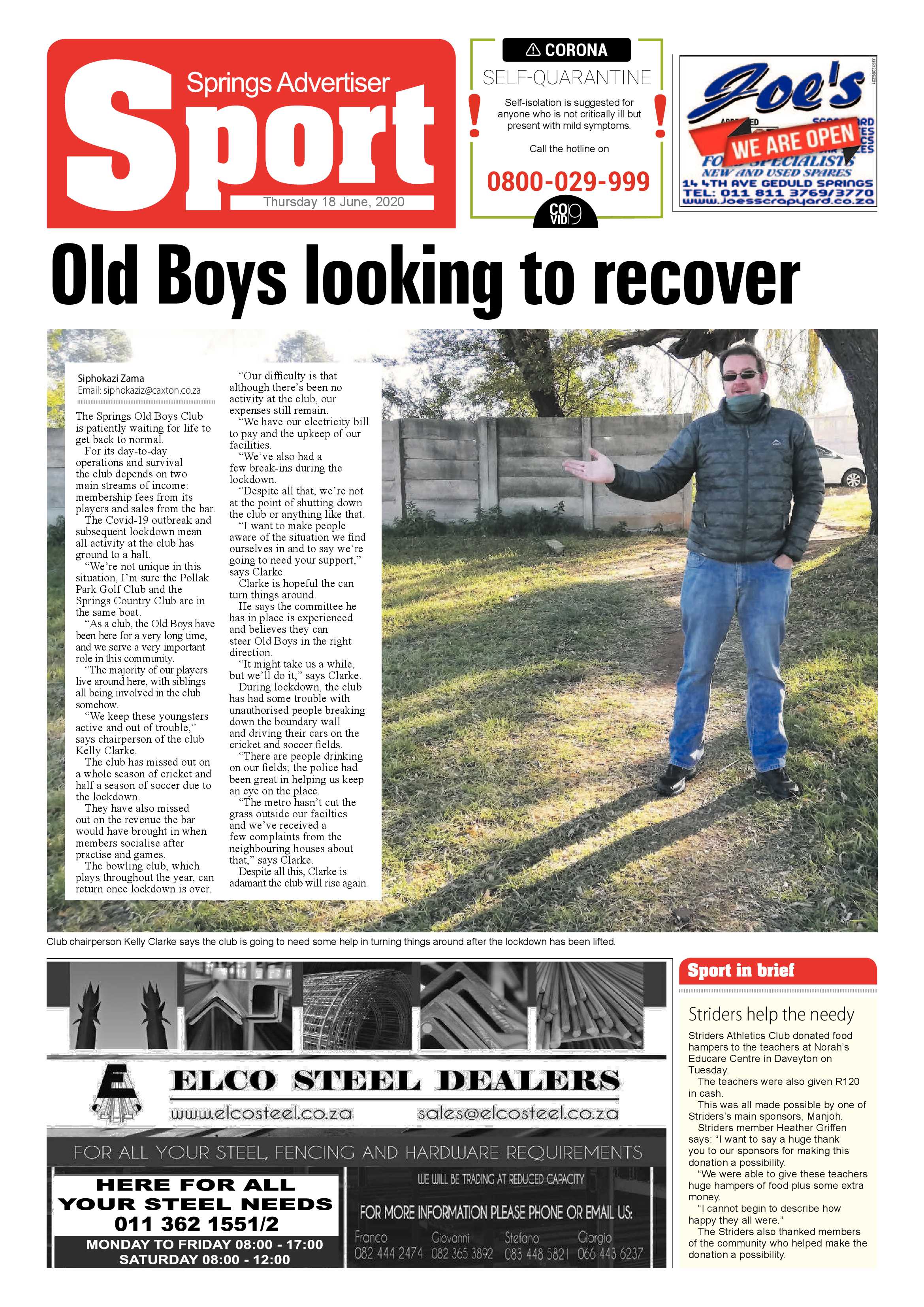 Springs Advertiser 18 June 2020 page 12