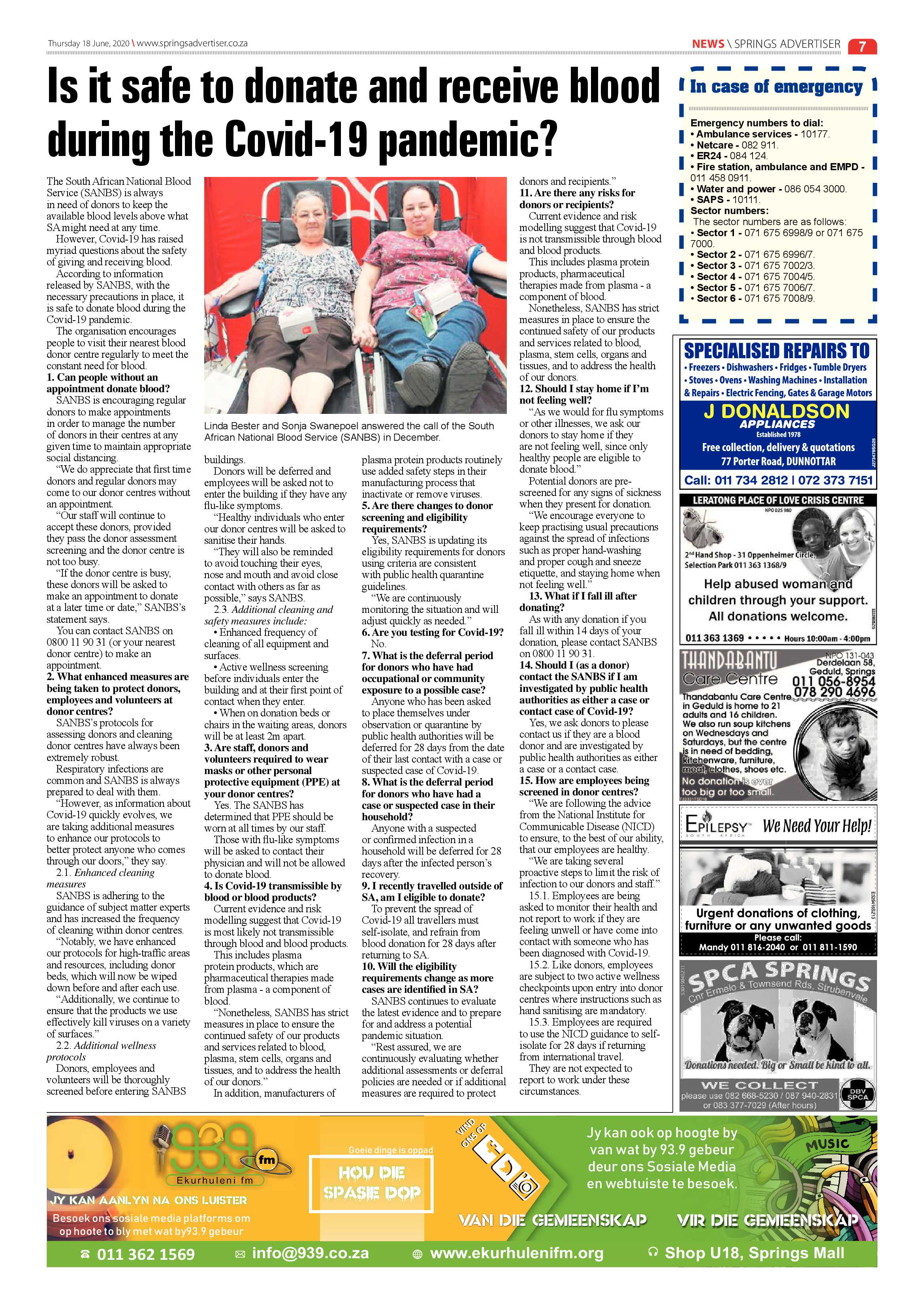 Springs Advertiser 18 June 2020 page 7