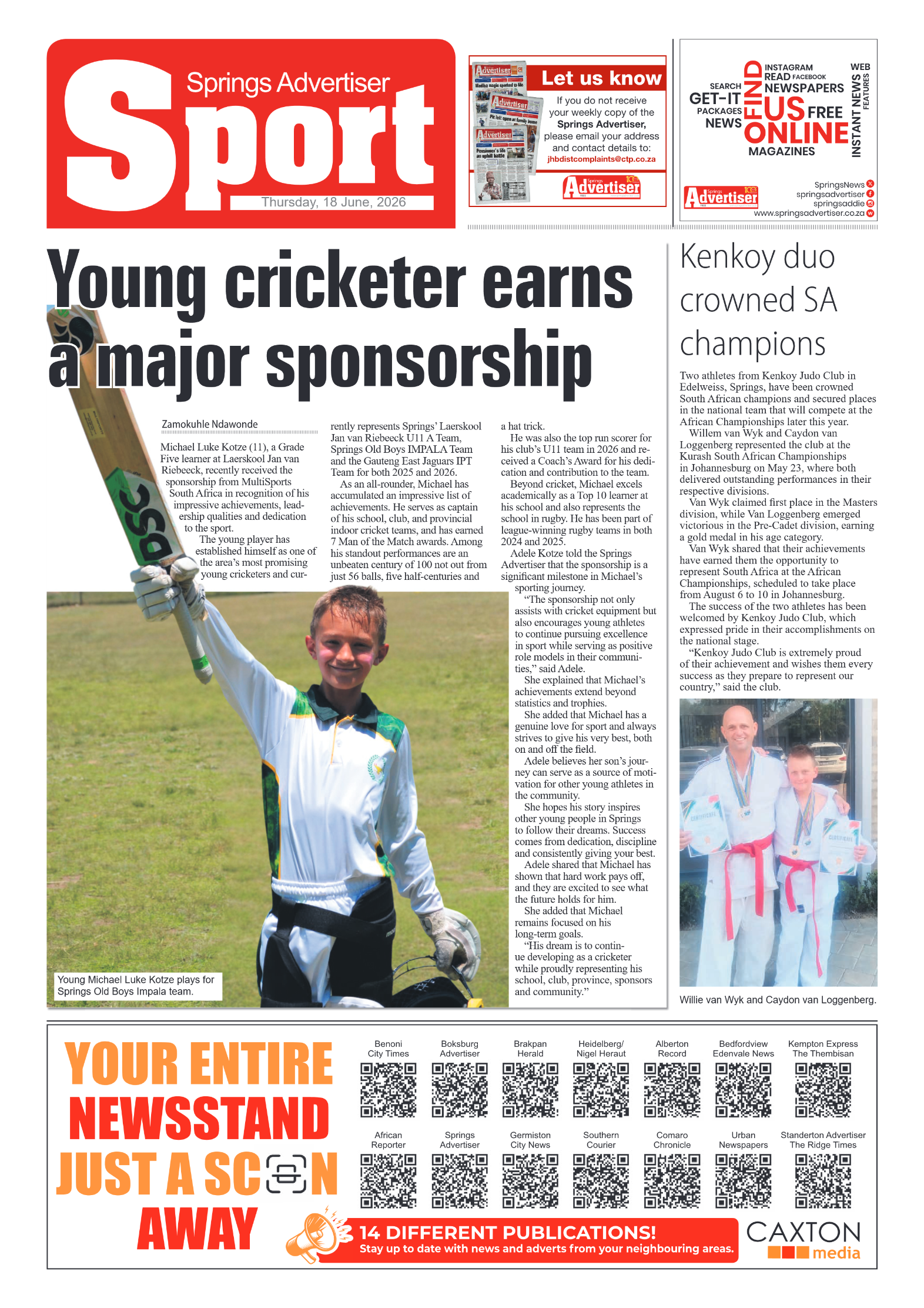 Springs Advertiser 18 June 2026 page 8
