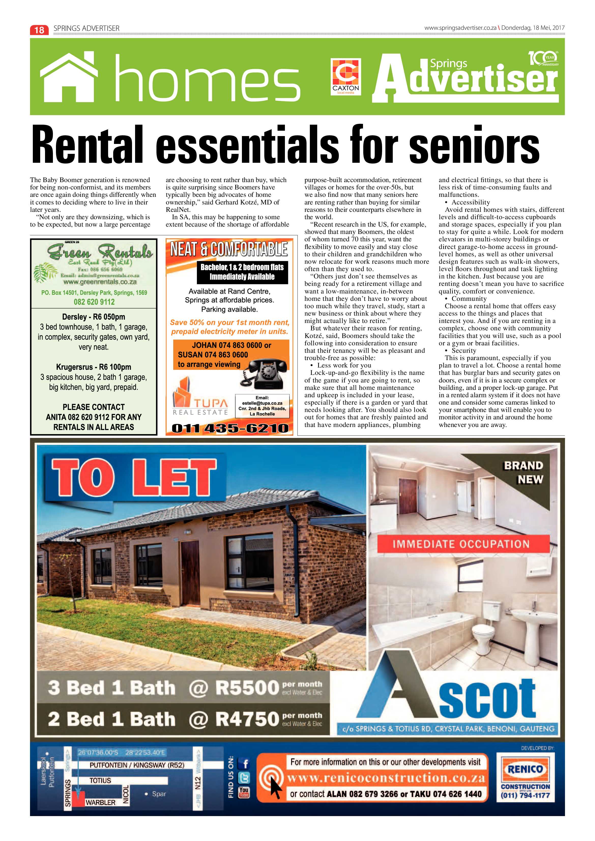 Springs Advertiser 18 May 2017 page 18
