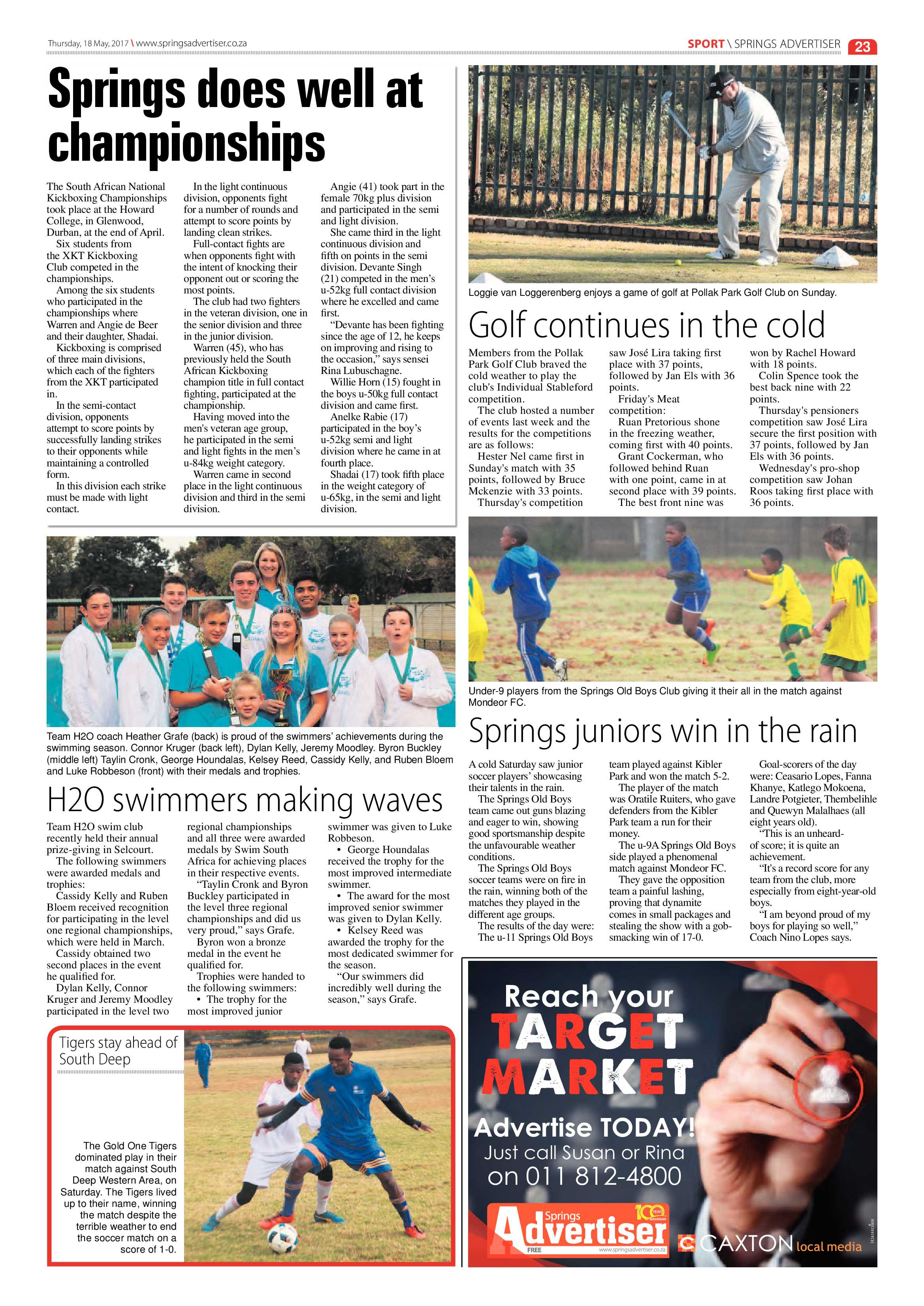 Springs Advertiser 18 May 2017 page 23