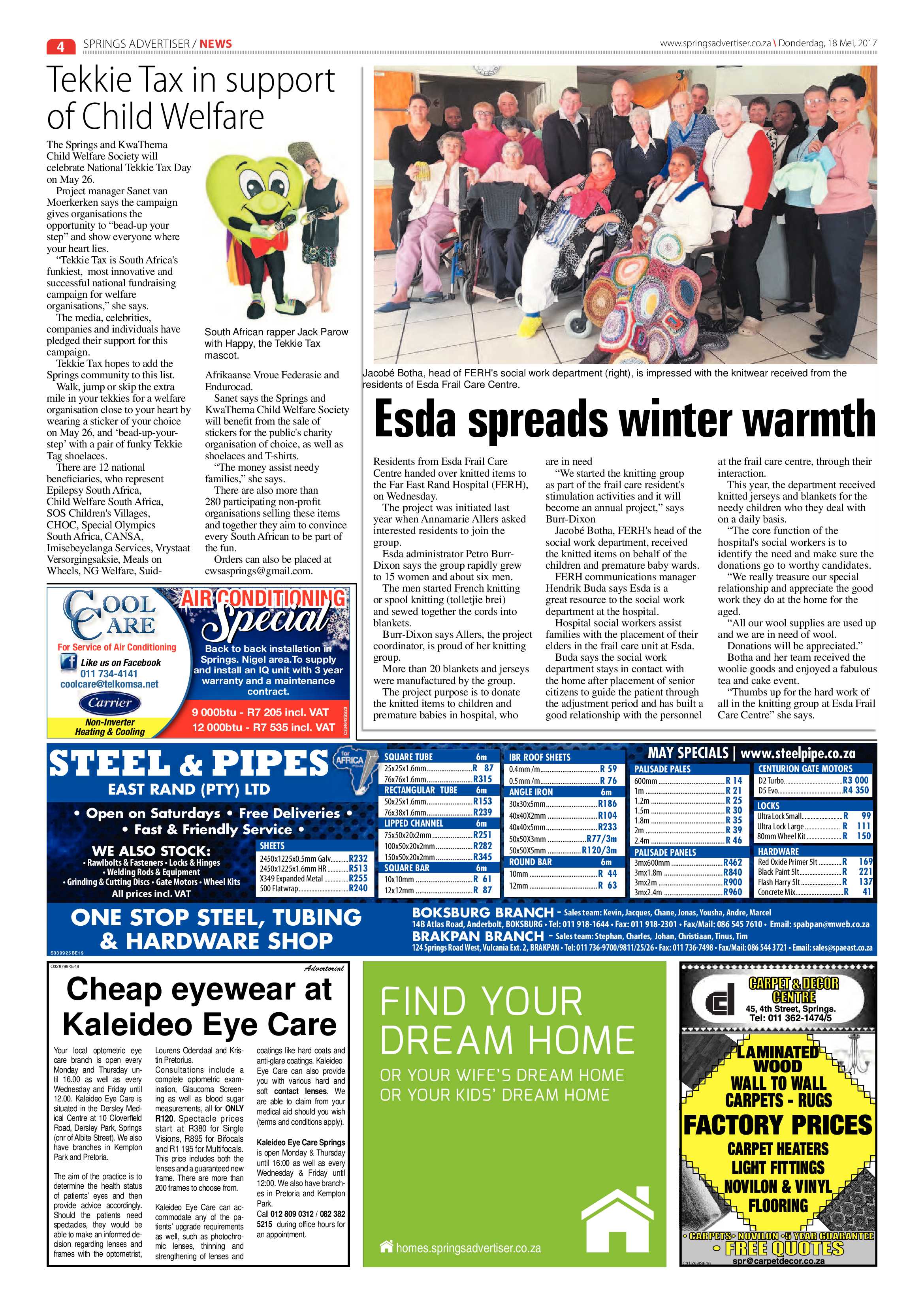 Springs Advertiser 18 May 2017 page 4