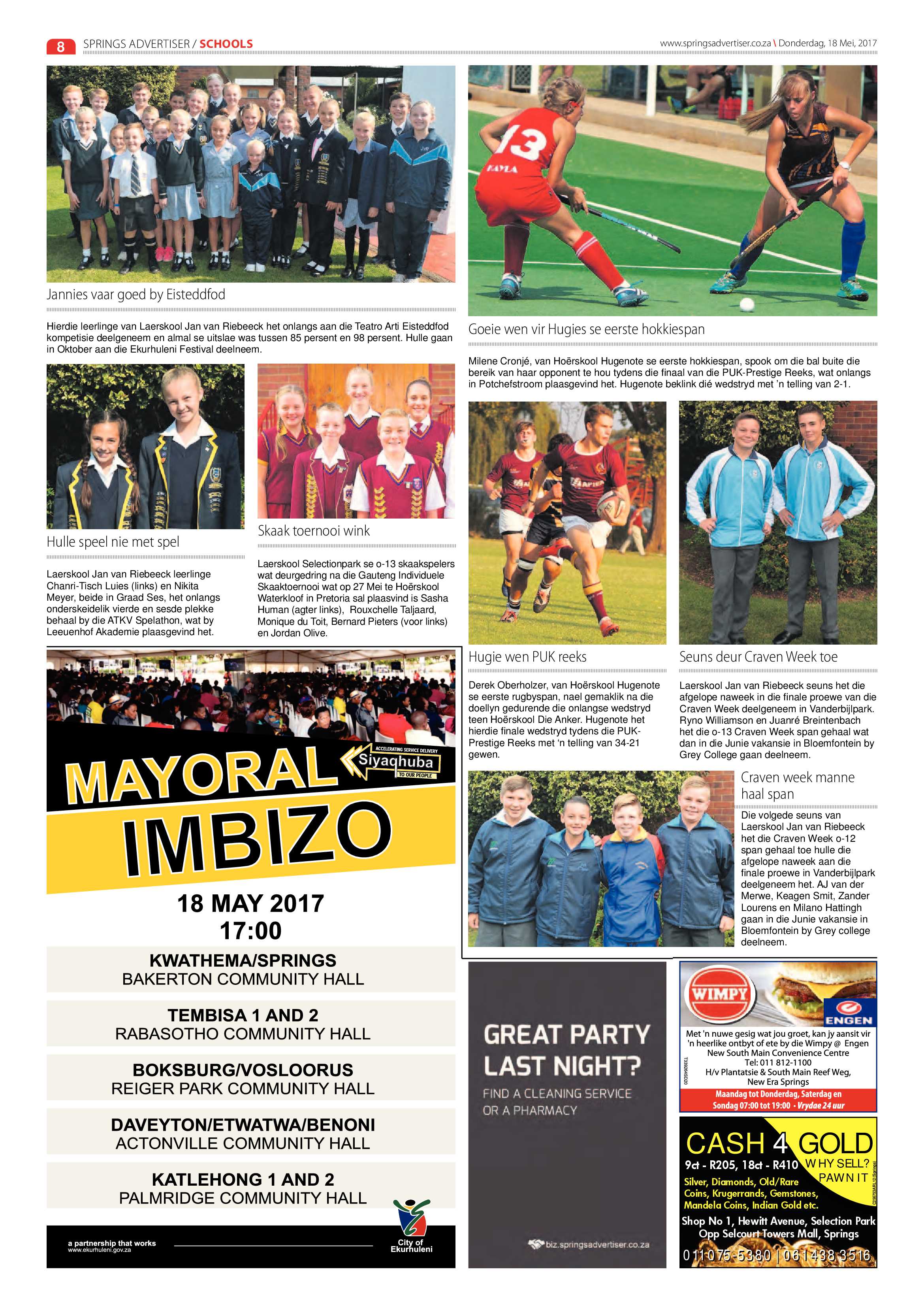 Springs Advertiser 18 May 2017 page 8