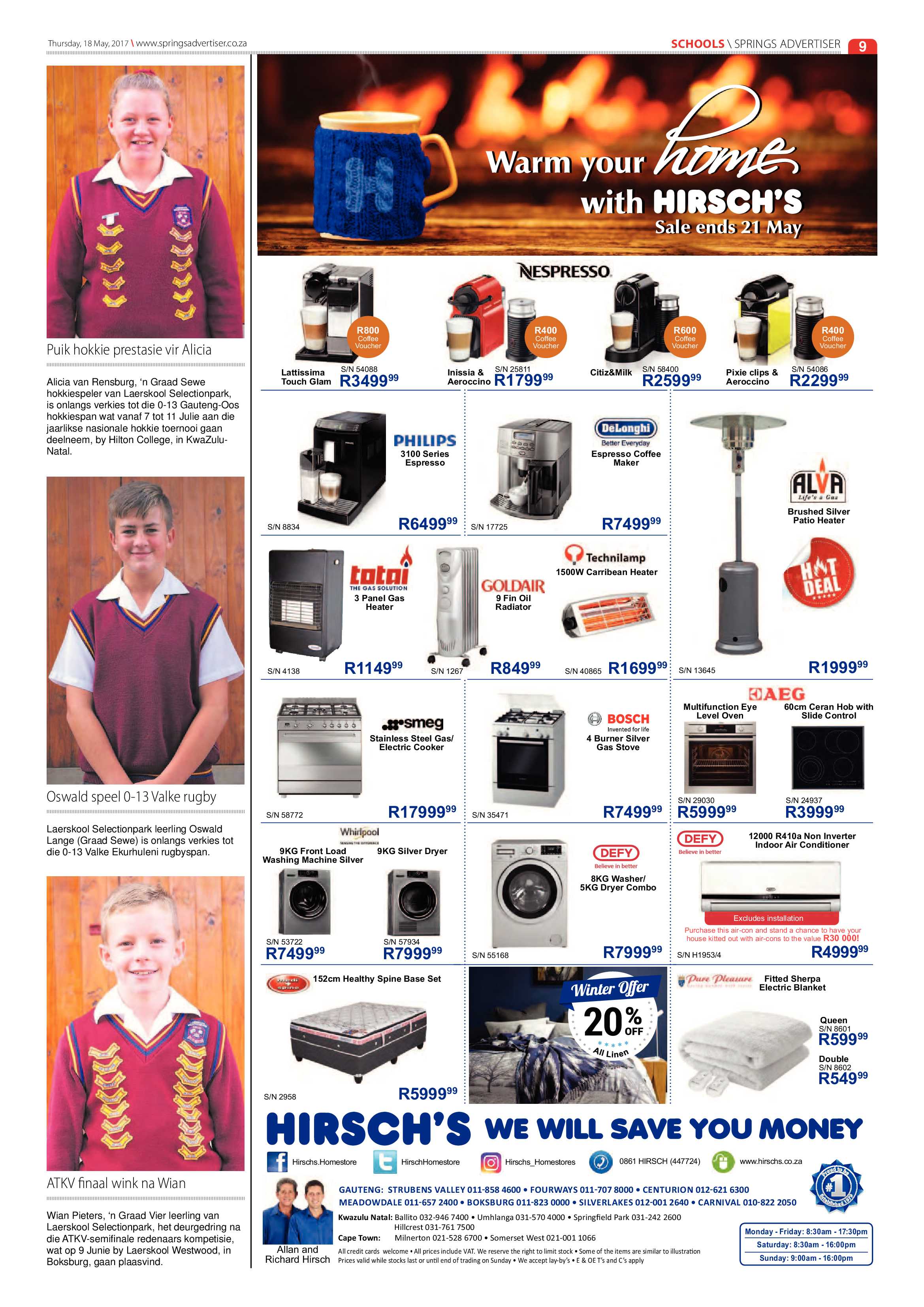 Springs Advertiser 18 May 2017 page 9