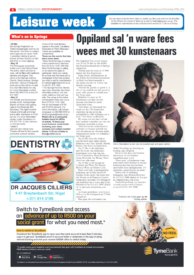 Springs Advertiser 18 May 2023 page 6