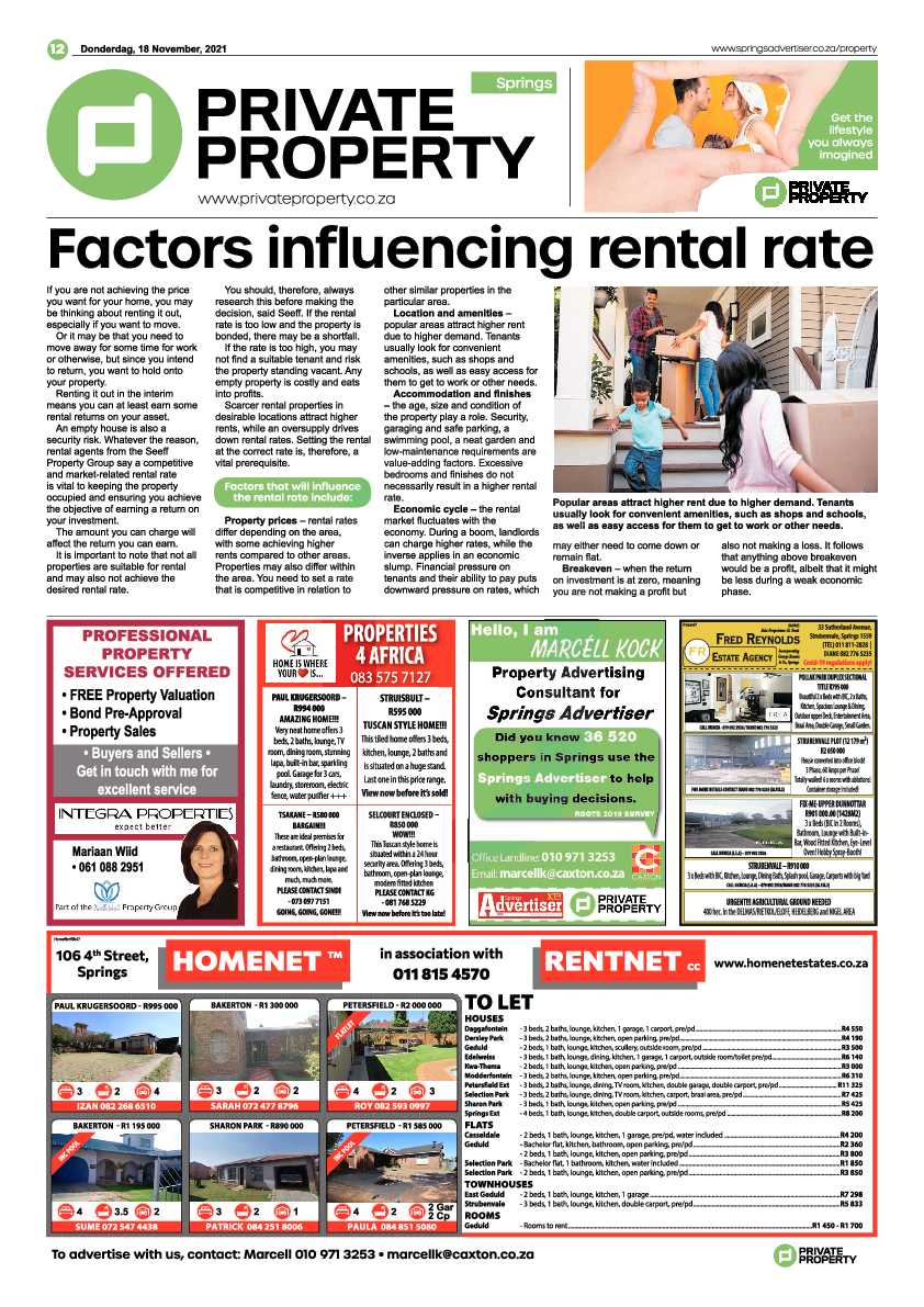 Springs Advertiser 18 November 2021 page 12