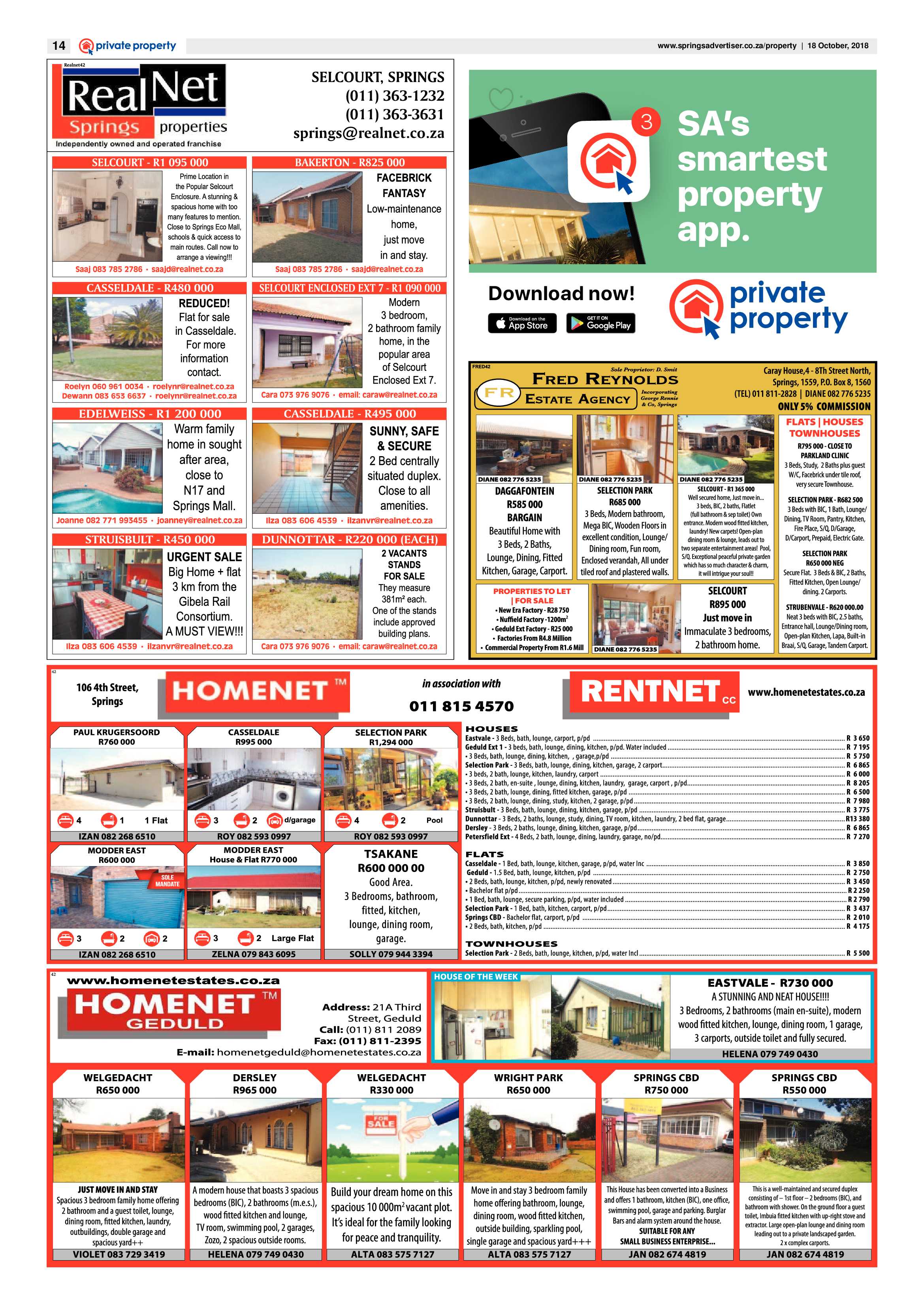 Springs Advertiser 18 October 2018 page 14