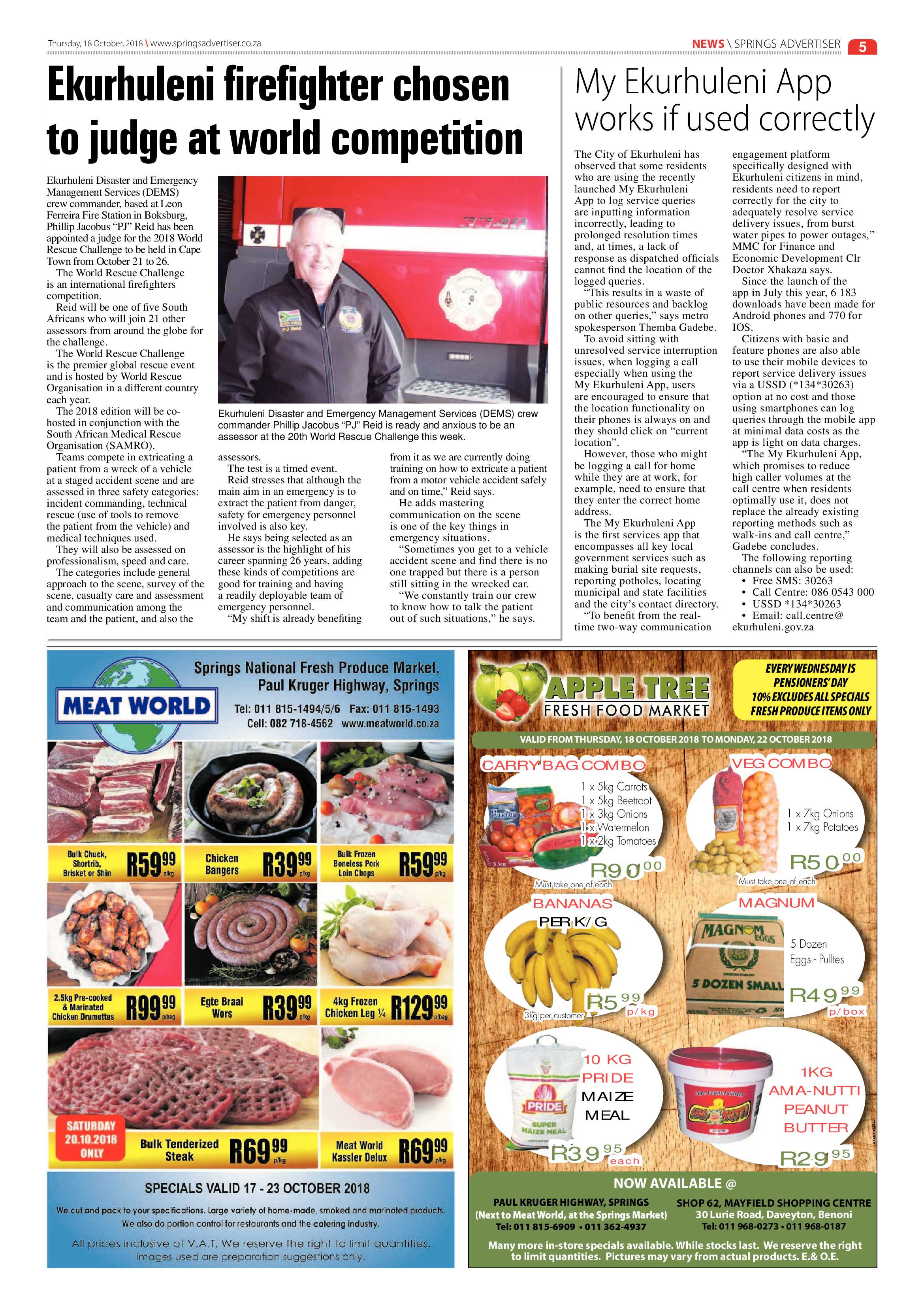 Springs Advertiser 18 October 2018 page 5