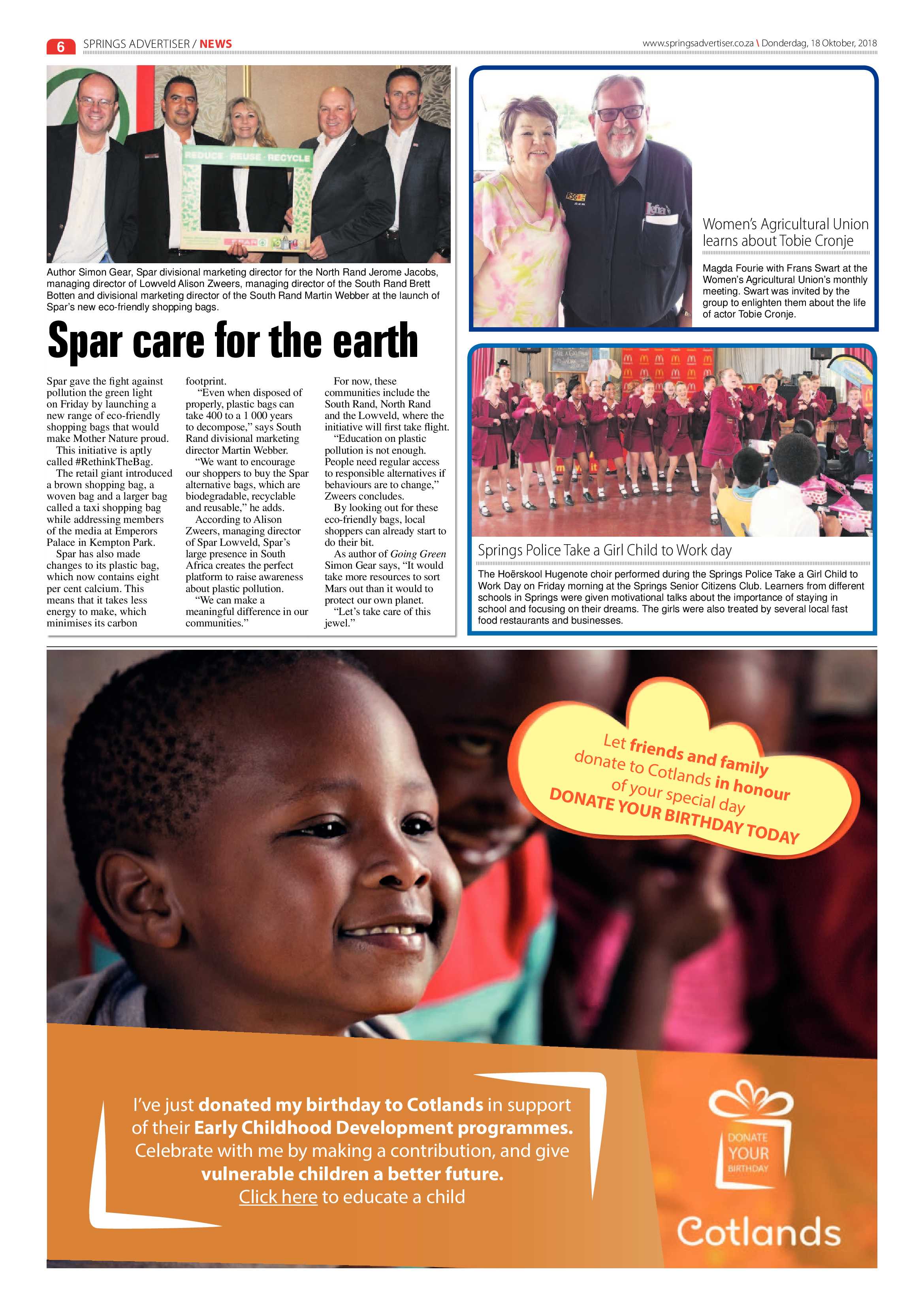 Springs Advertiser 18 October 2018 page 6