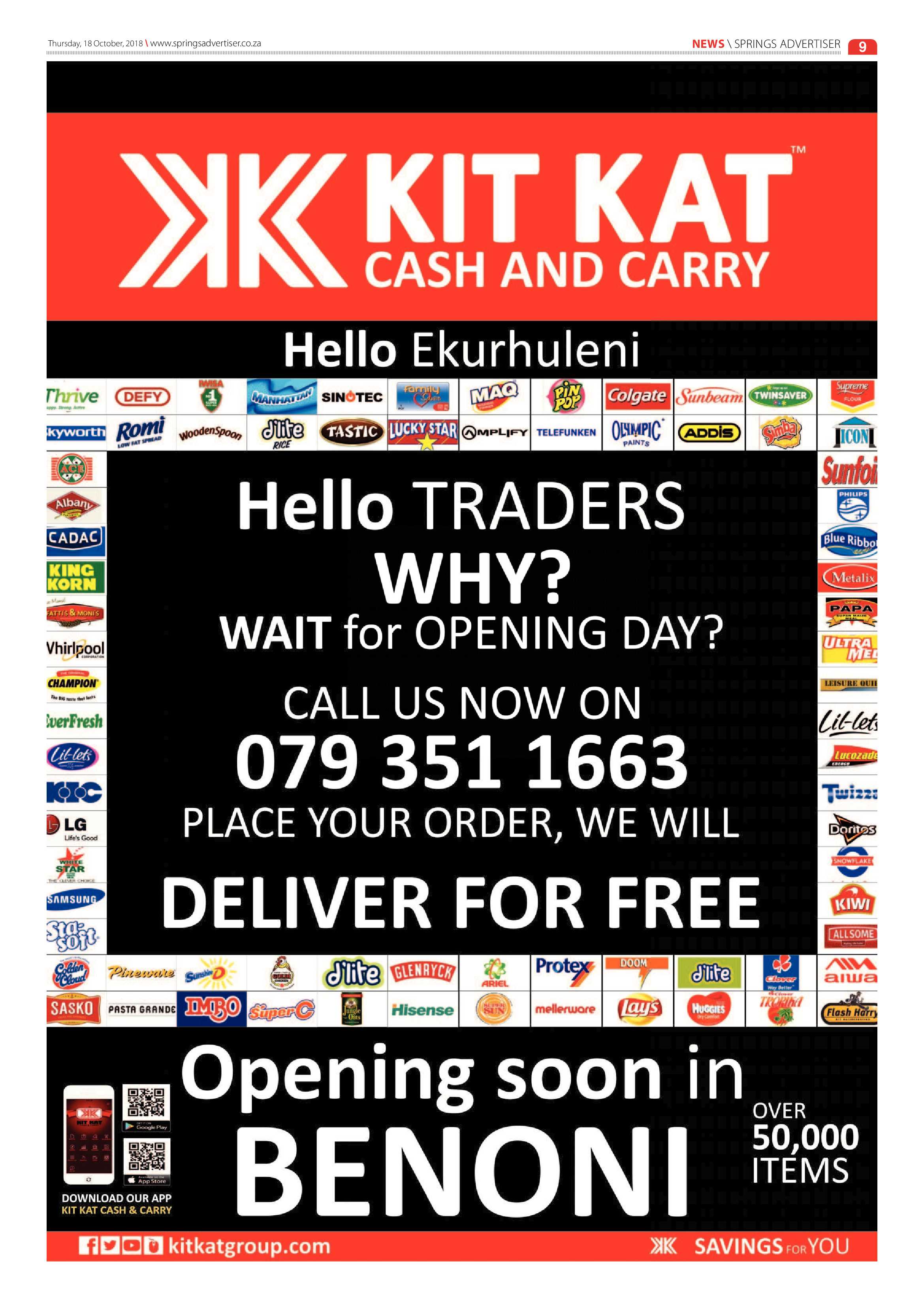 Springs Advertiser 18 October 2018 page 9