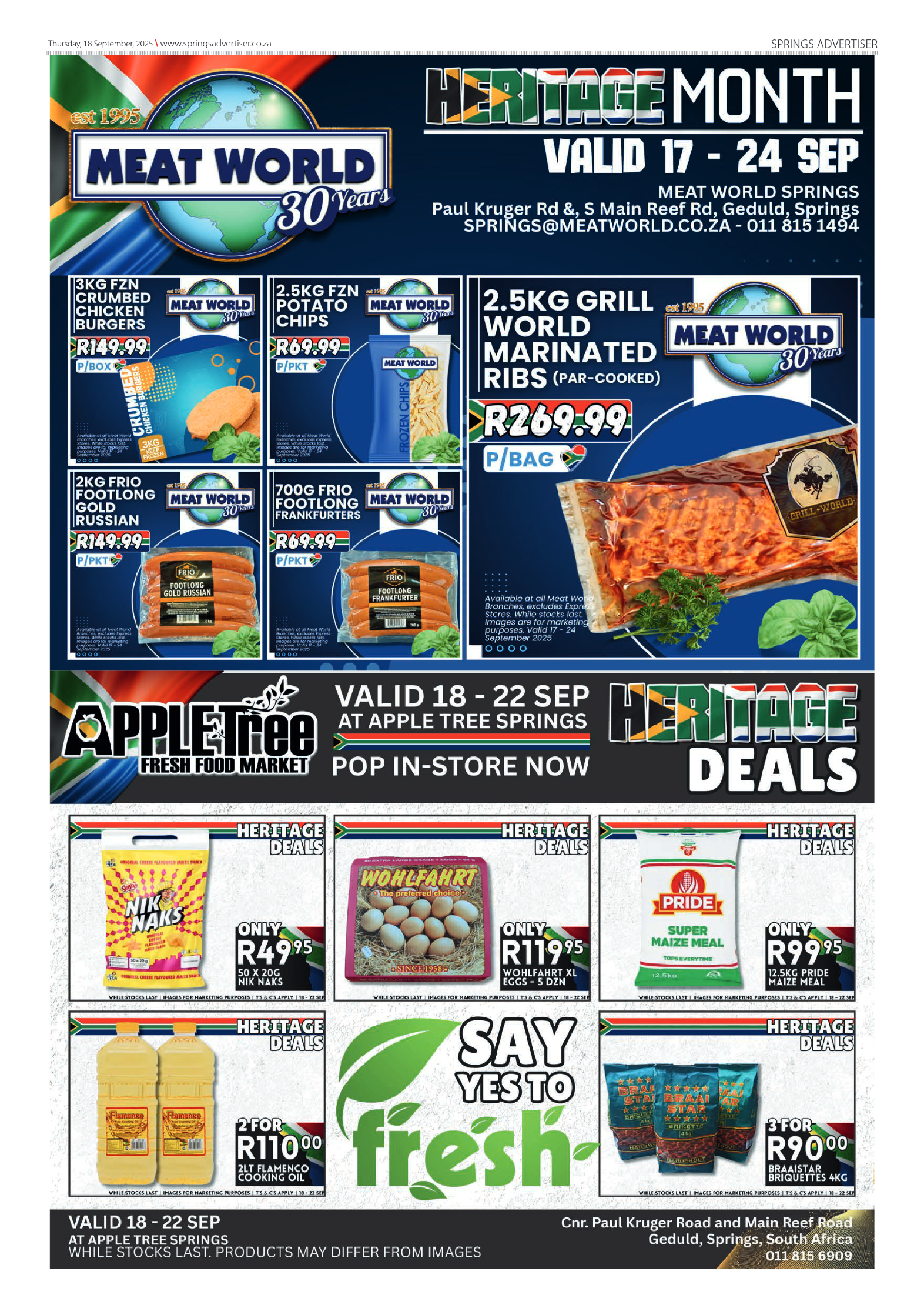 Springs Advertiser 18 September 2025 page 11