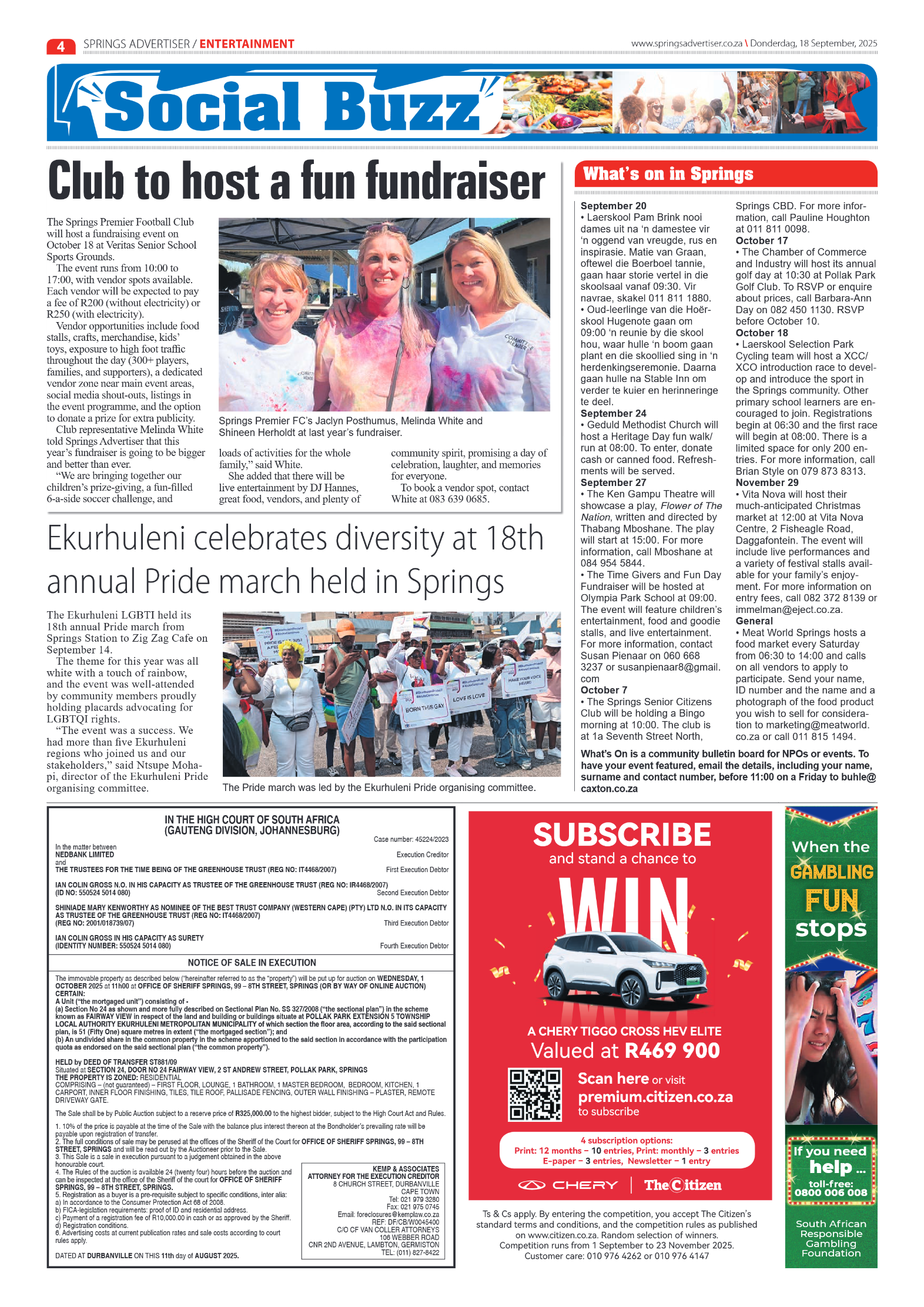 Springs Advertiser 18 September 2025 page 6